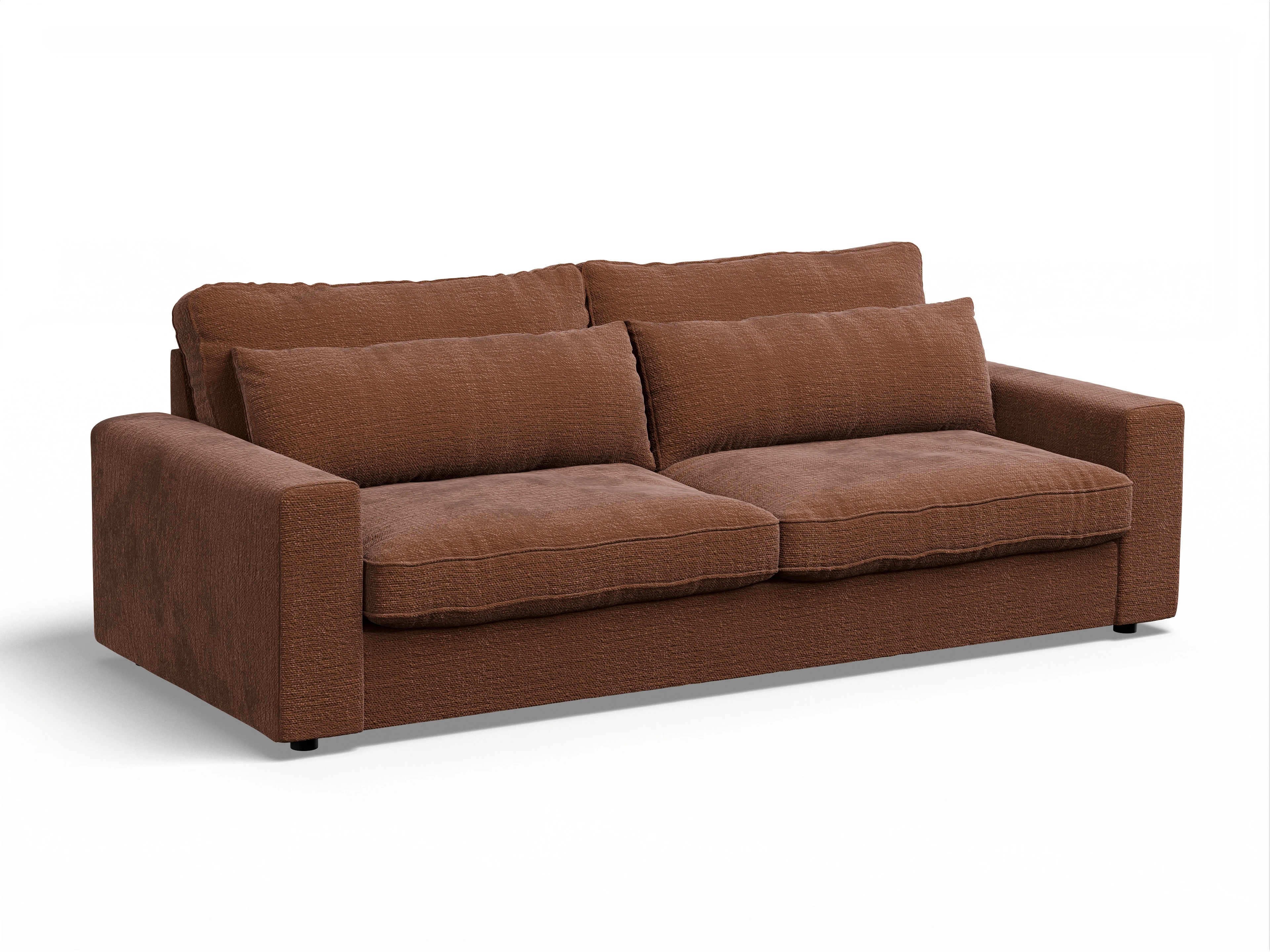 Lexia 3-Sitzer Sofa Ansicht des Produktes Lexia 3-Sitzer Sofa in Stoff Orange