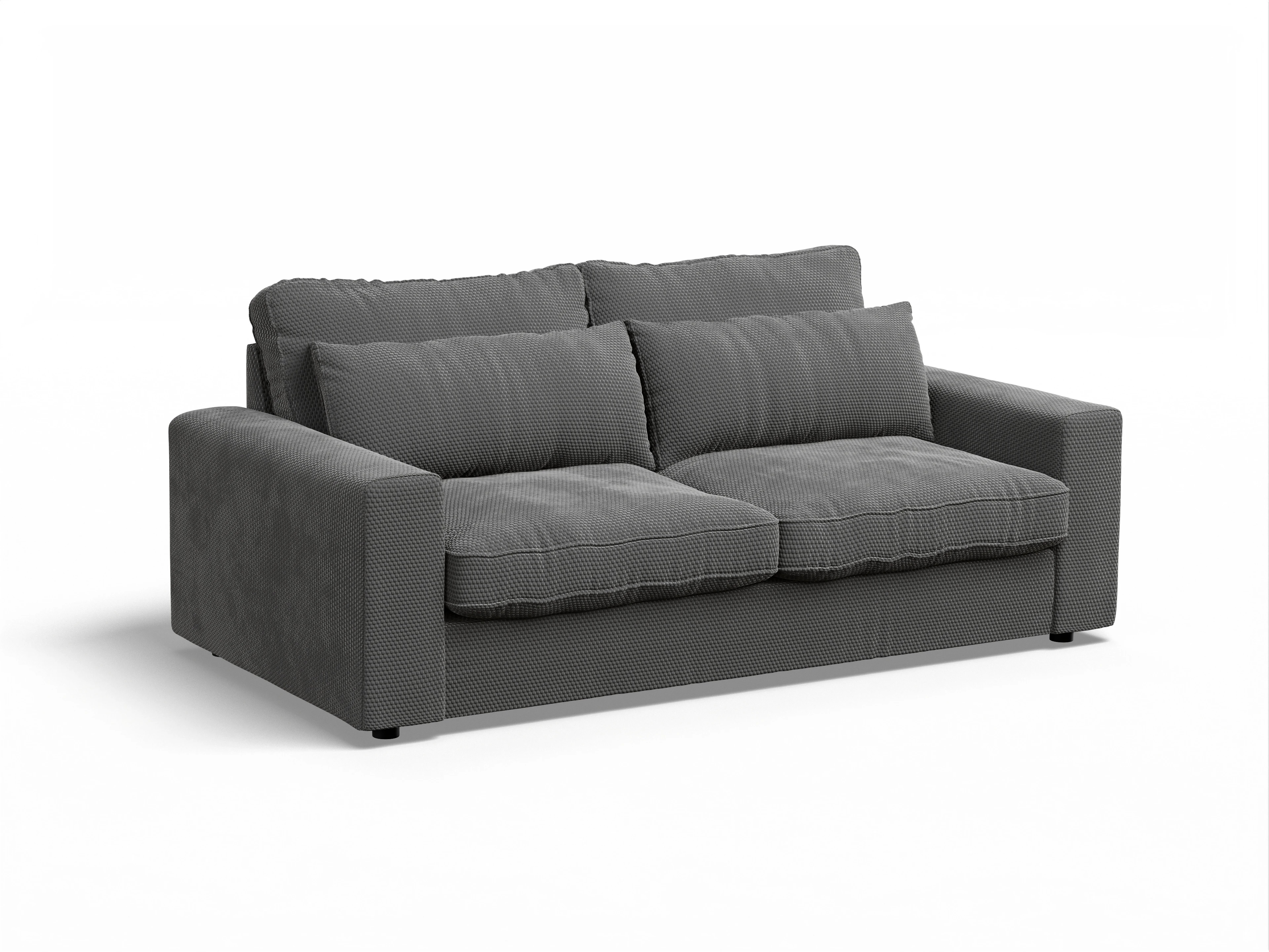 Ansicht des Produktes Lexia 2-Sitzer Sofa in Stoff Grau