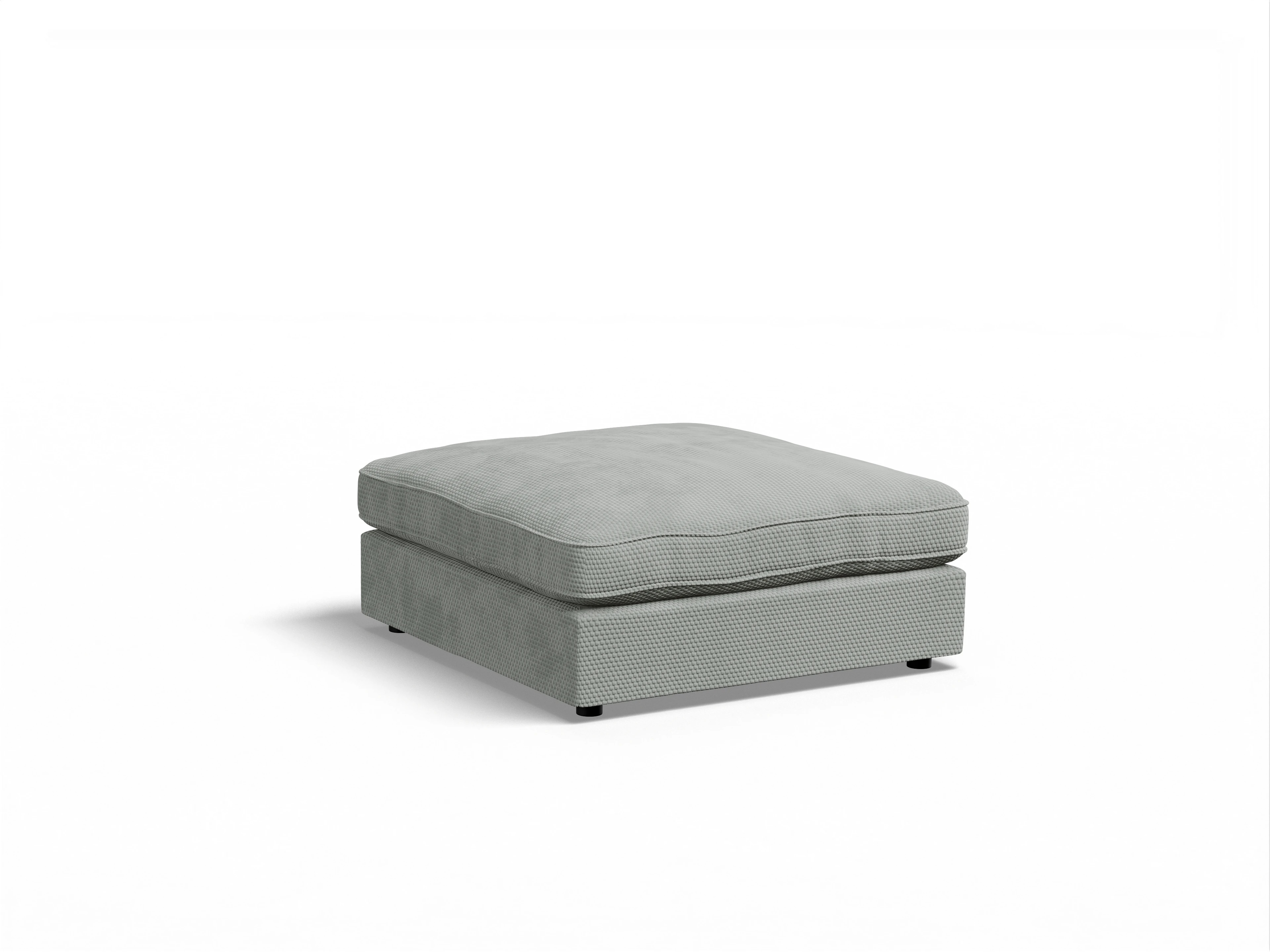 Ansicht des Produktes Lexia Hocker in Stoff Grau