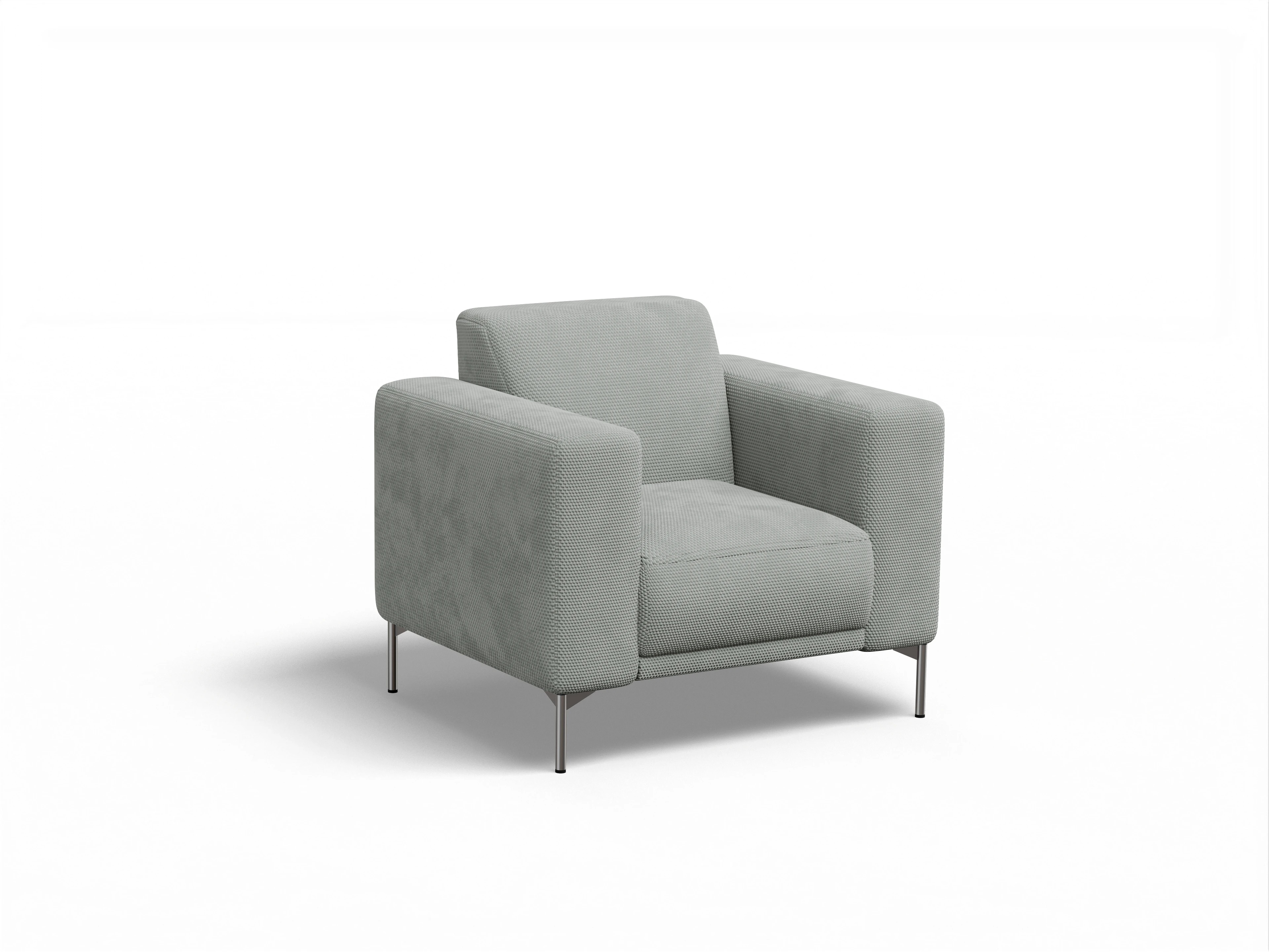 Ansicht des Produktes Viborg Klassische Sessel in Stoff Grau