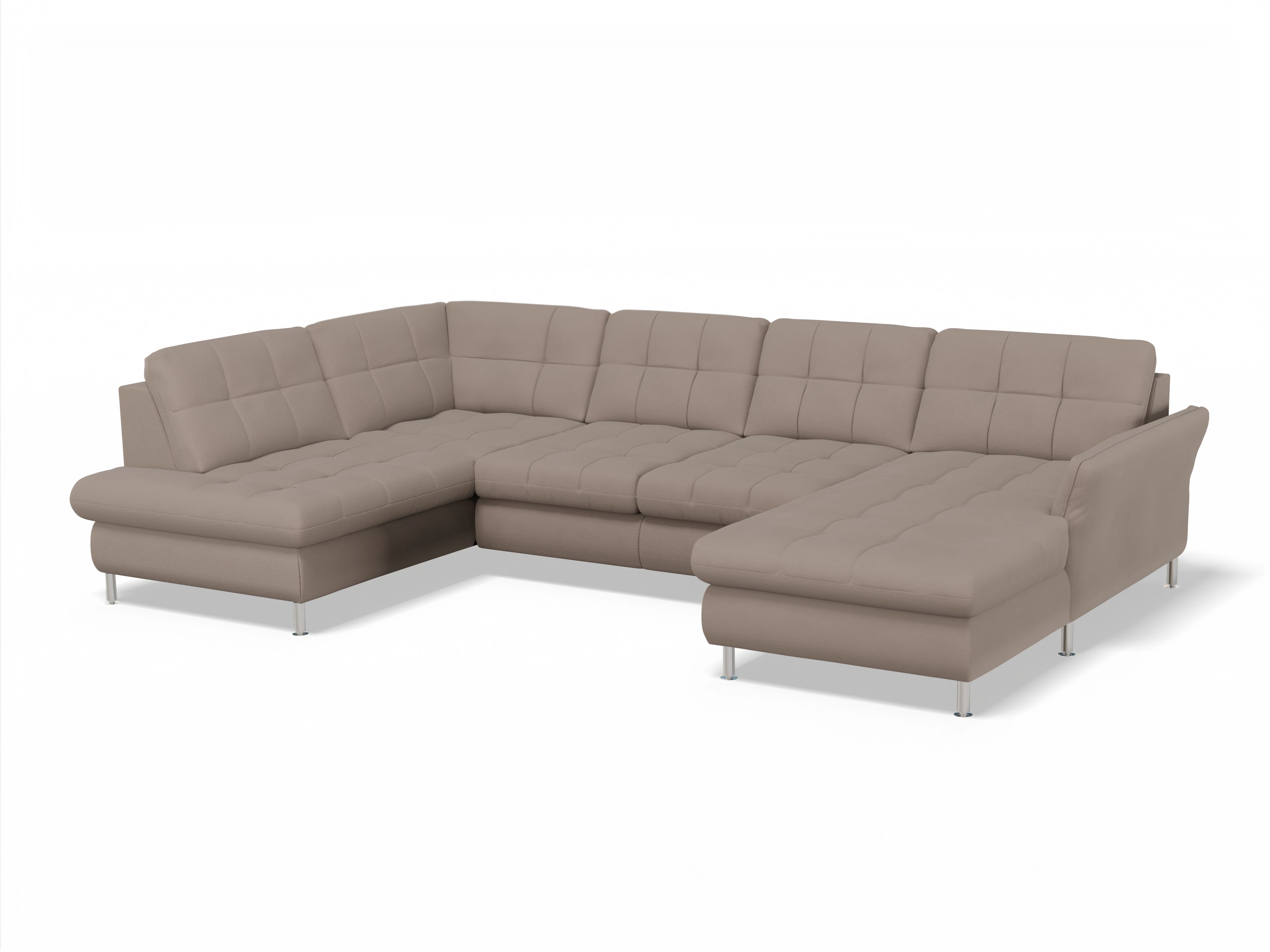 Sitz Concept smart 1064 Canapé Medium 1KO R Ansicht des Produktes SC Smart 1064 Wohnlandschaft offen beidseitig in Stoff Beige