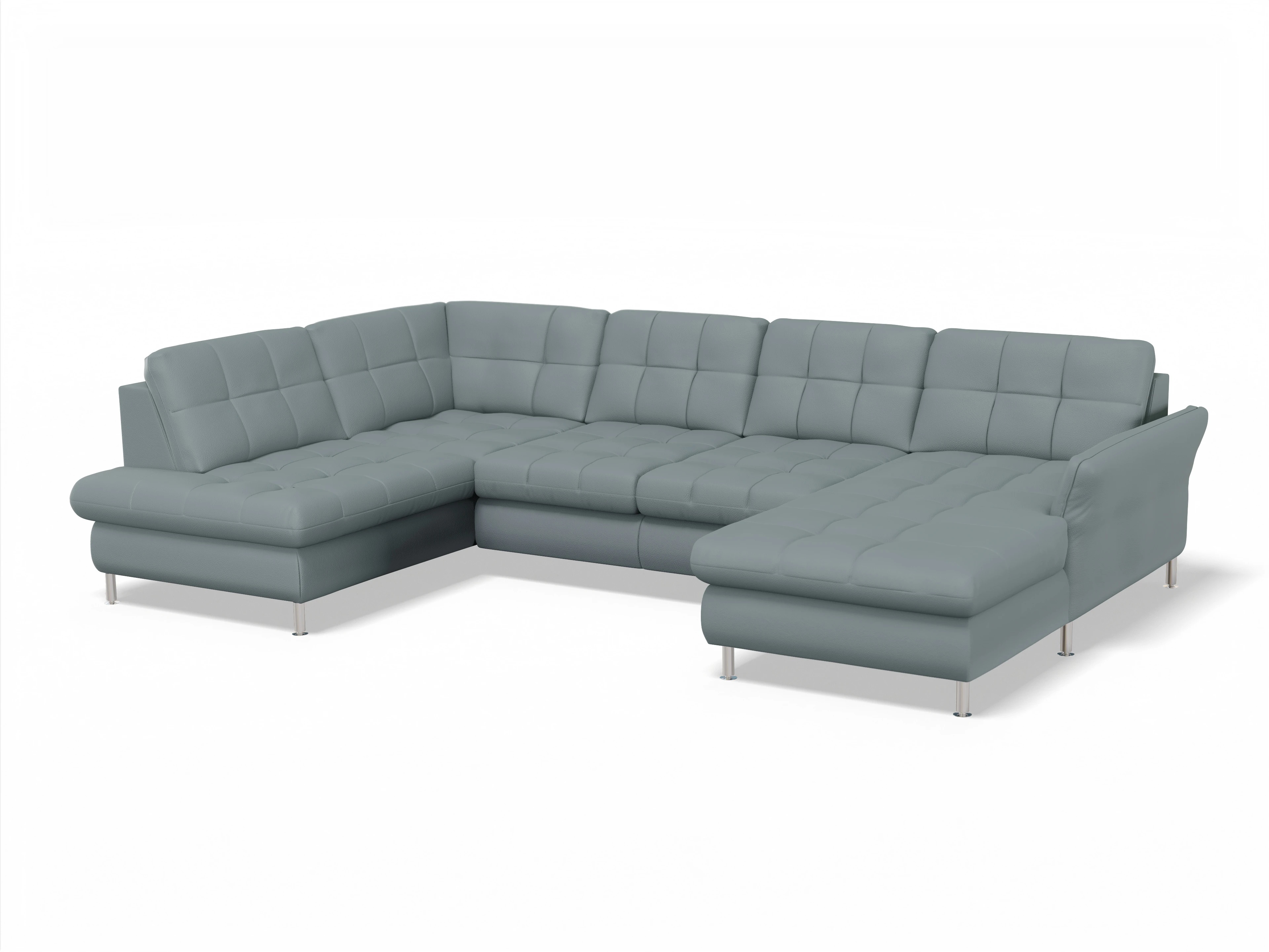 Sitz Concept smart 1064 Canapé Medium 1KO R Ansicht des Produktes SC Smart 1064 Wohnlandschaft offen beidseitig in Stoff Grau