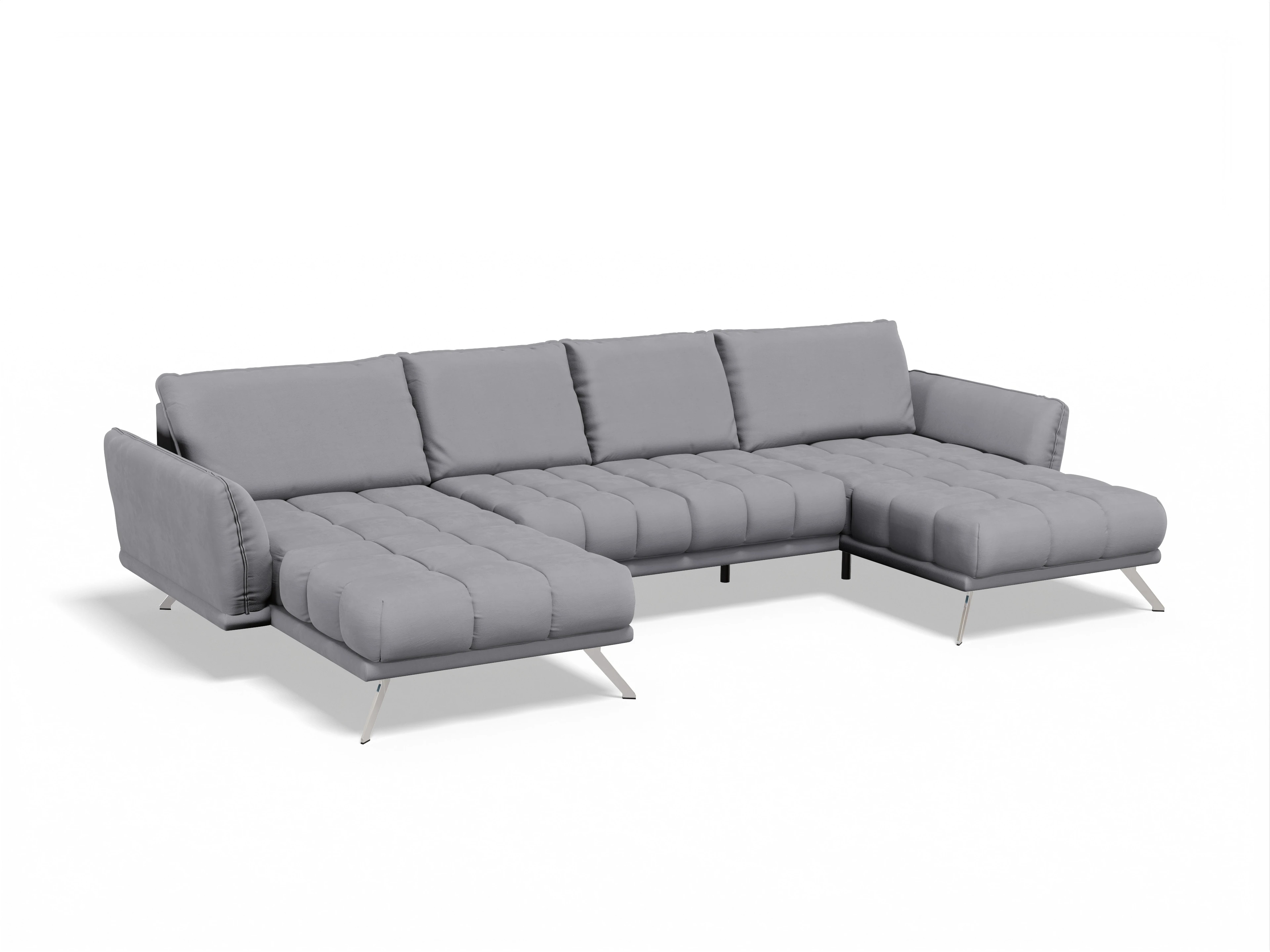 Sitz Concept smart 1065 Canape Medium Ansicht des Produktes SC Smart 1065 Wohnlandschaft offen beidseitig in Stoff Grau