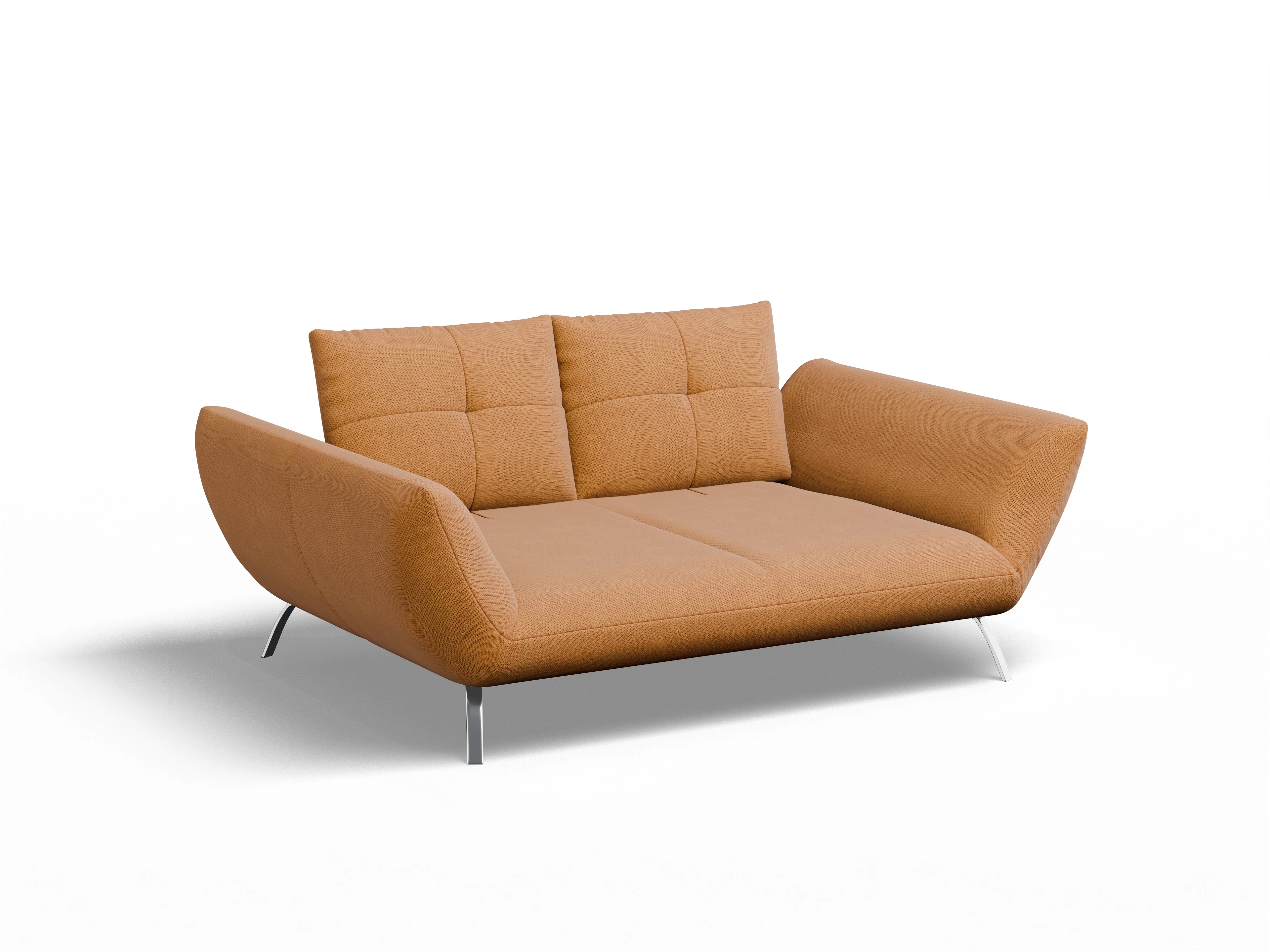 Ansicht des Produktes Dubai 2-Sitzer Sofa in Stoff Gelb