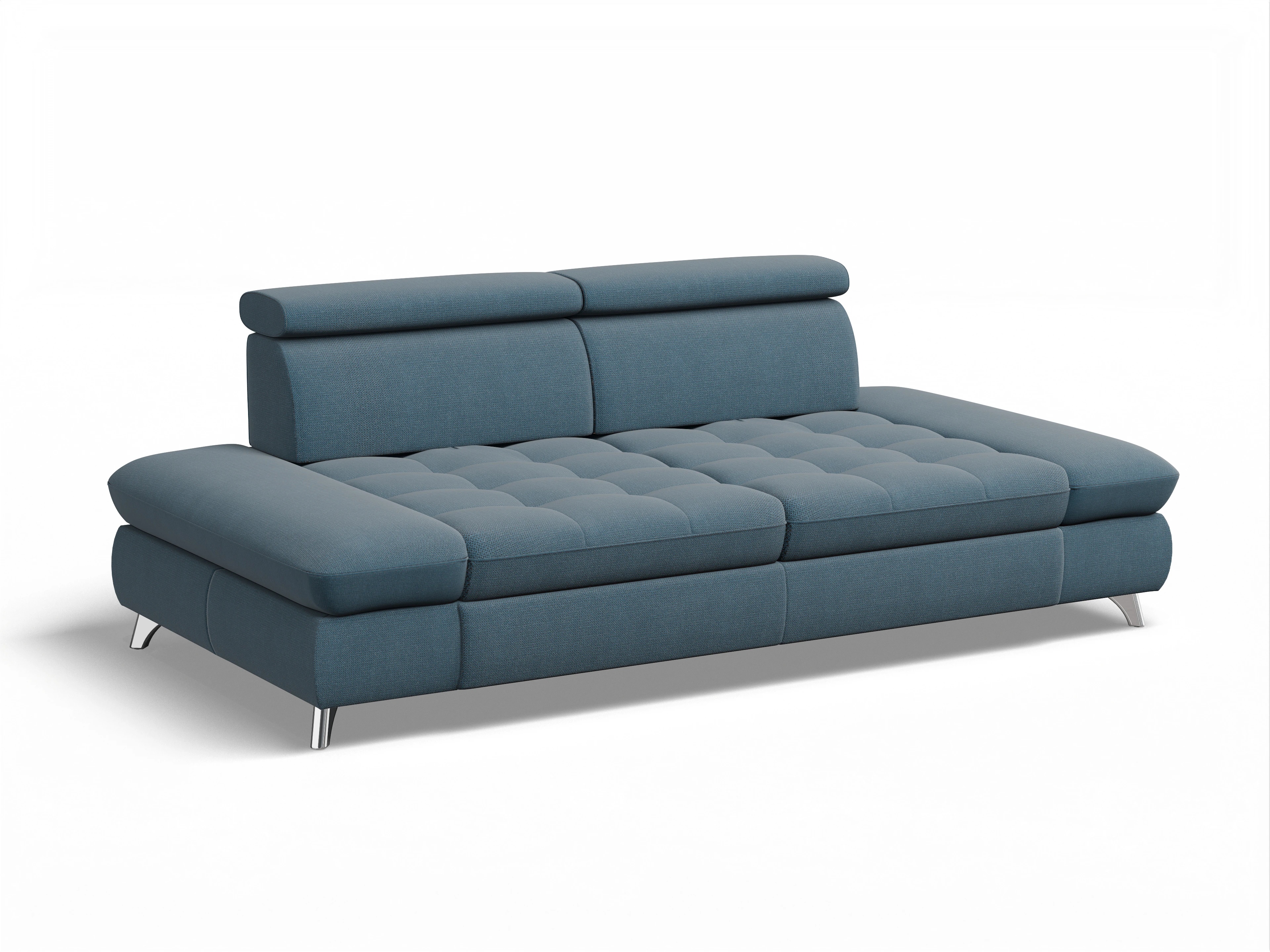 Ansicht des Produktes Memphis Stoff 2-Sitzer Sofa in Stoff Blau
