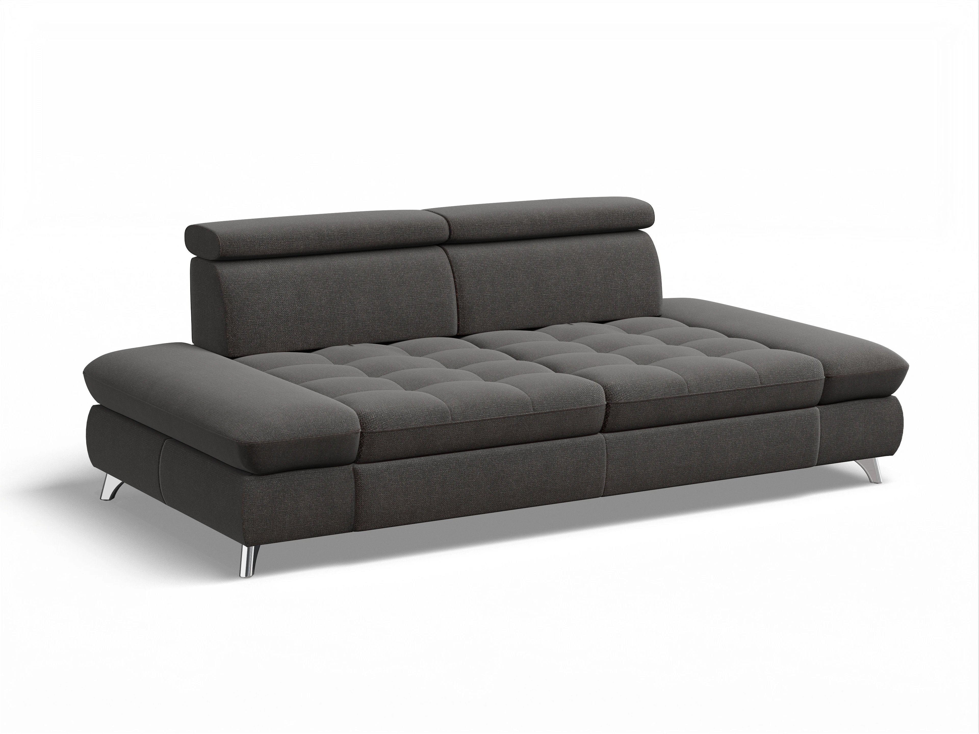 Ansicht des Produktes Memphis Stoff 2-Sitzer Sofa in Stoff Grau