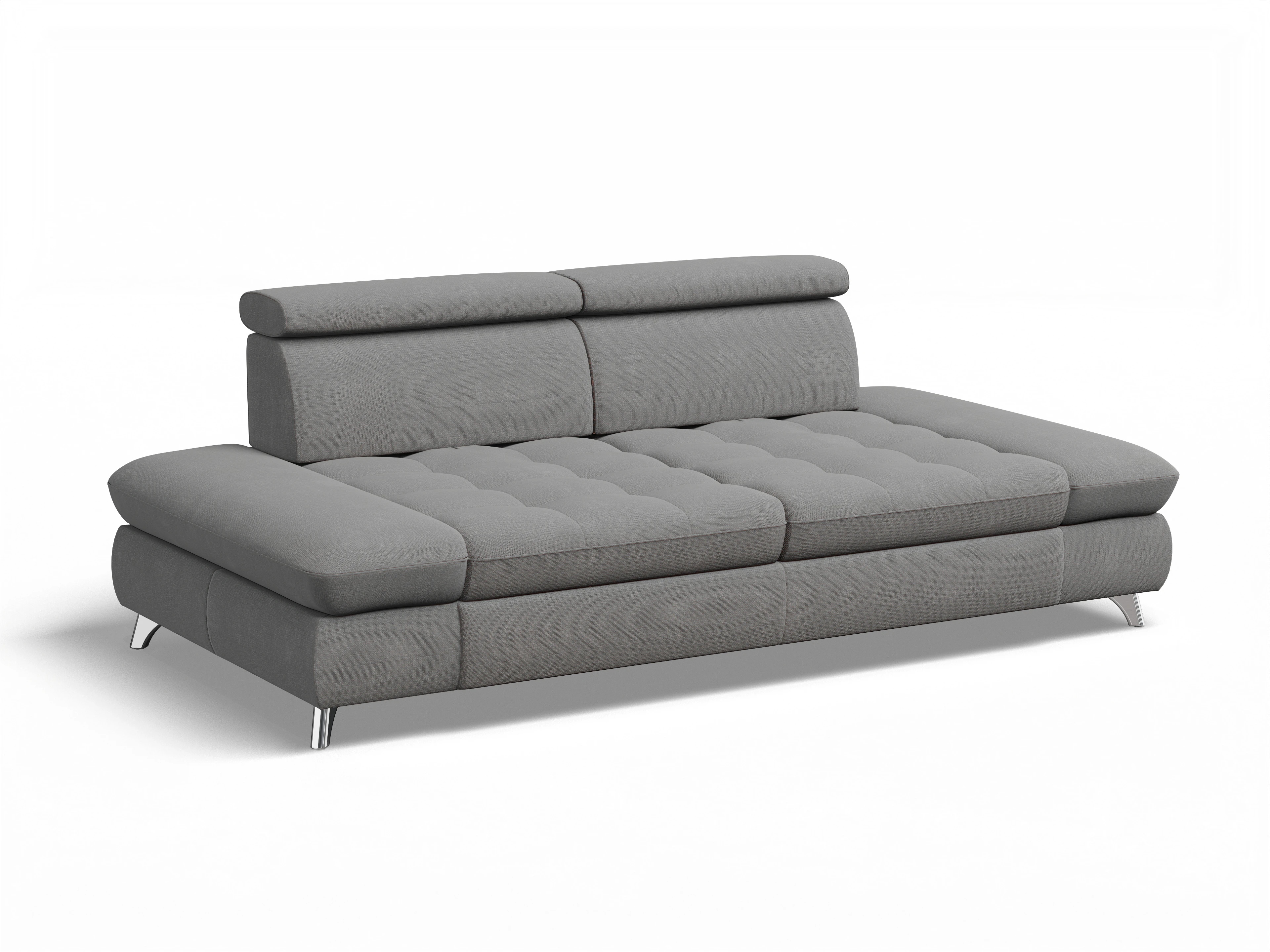 Ansicht des Produktes Memphis Stoff 2-Sitzer Sofa in Stoff Grau