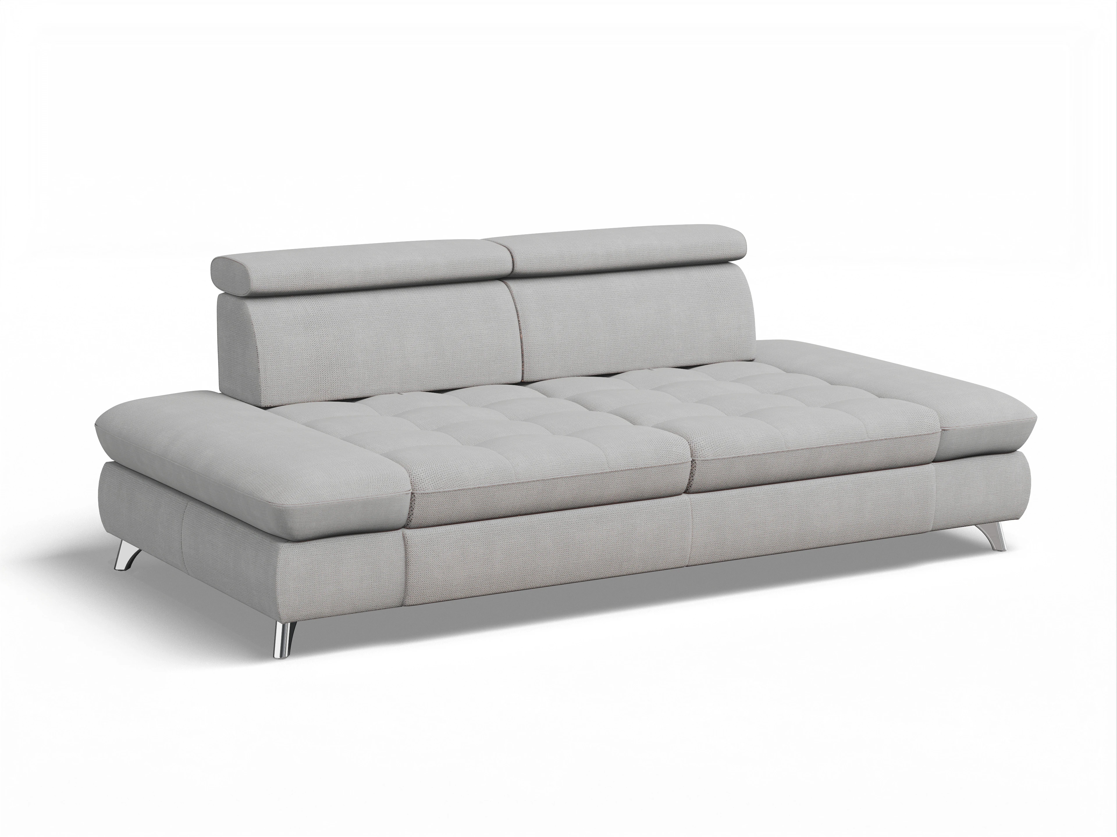 Ansicht des Produktes Memphis Stoff 2-Sitzer Sofa in Stoff Grau