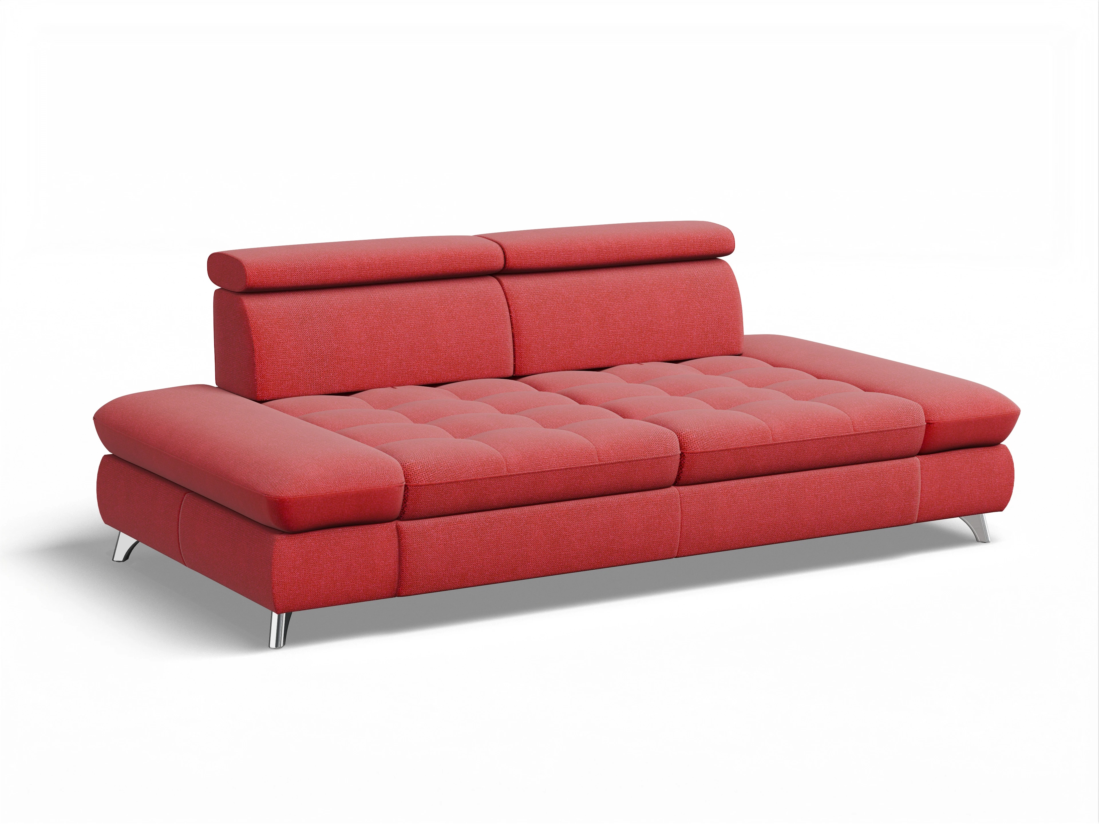 Ansicht des Produktes Memphis Stoff 2-Sitzer Sofa in Stoff Rot