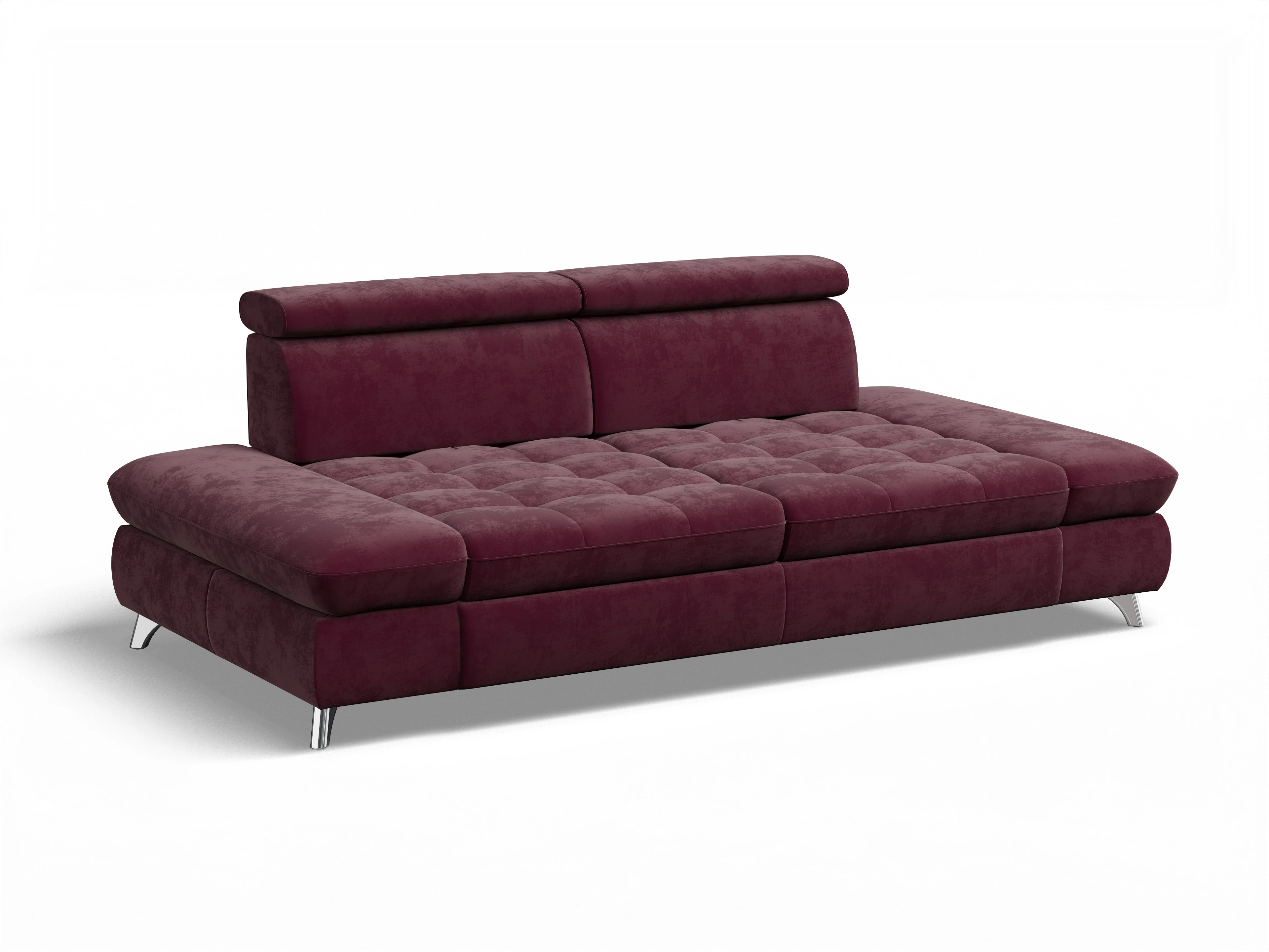 Ansicht des Produktes Memphis Stoff 2-Sitzer Sofa in Stoff Rot
