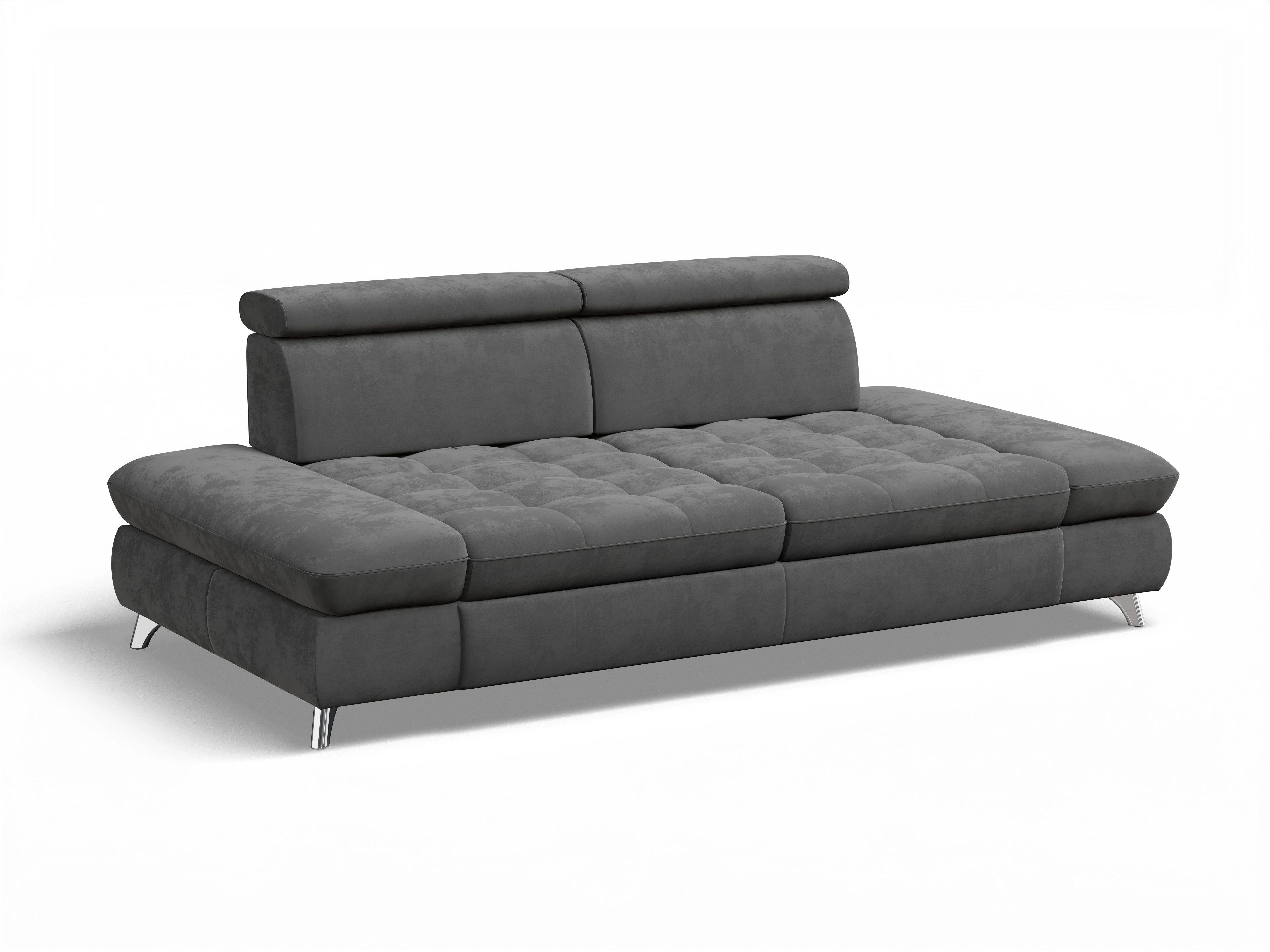 Ansicht des Produktes Memphis Stoff 2-Sitzer Sofa in Stoff Grau