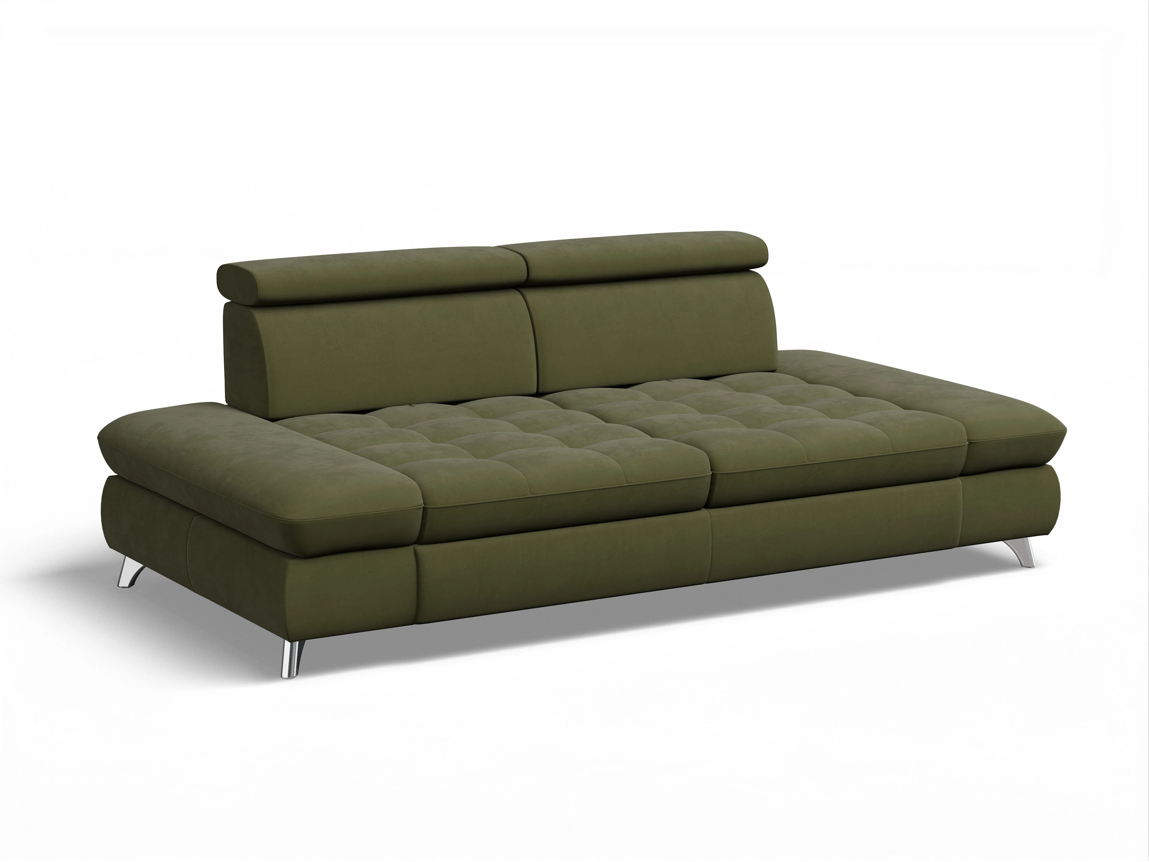 Ansicht des Produktes Memphis Stoff 2-Sitzer Sofa in Stoff Grün