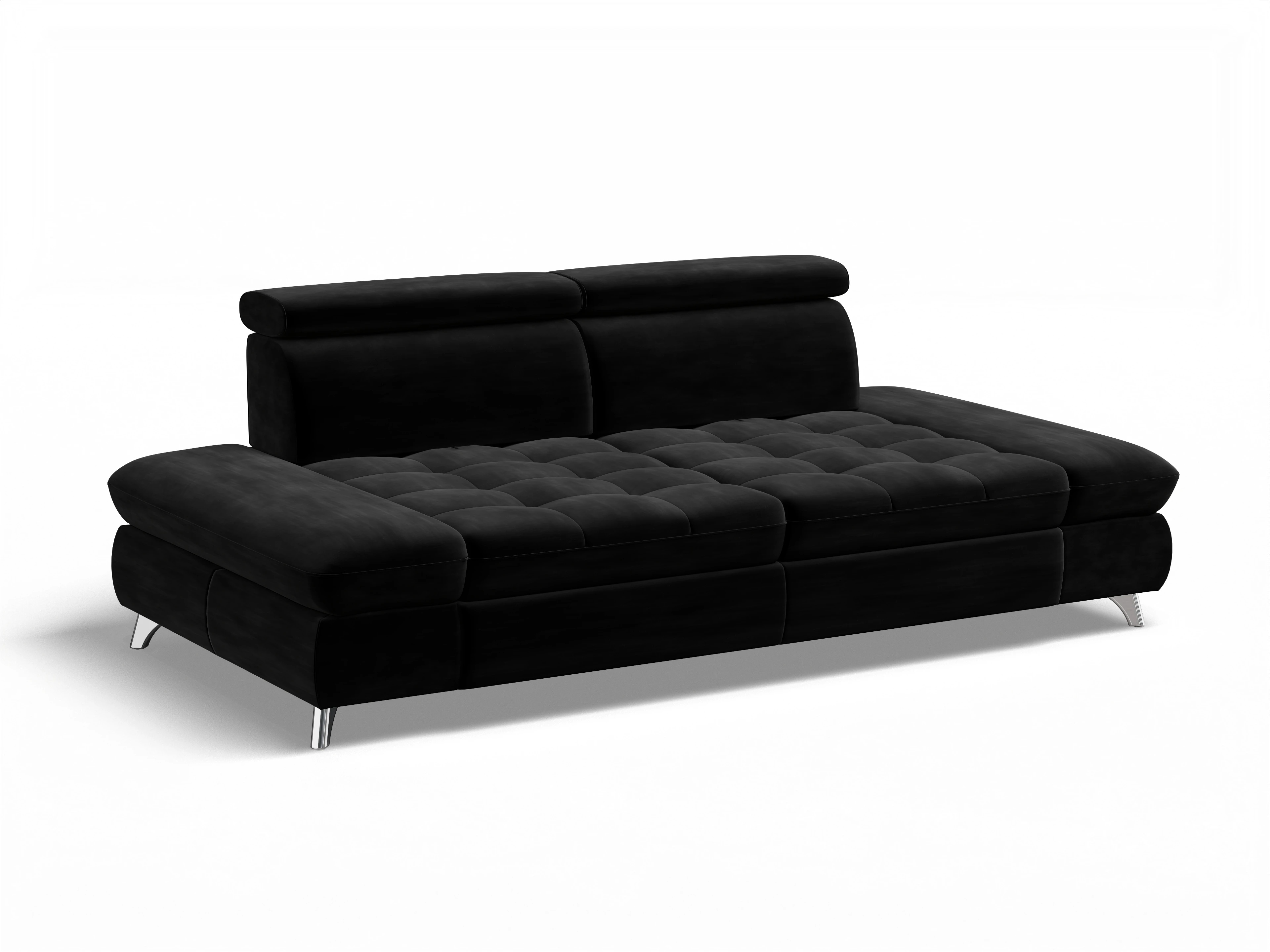 Ansicht des Produktes Memphis Stoff 2-Sitzer Sofa in Stoff Schwarz