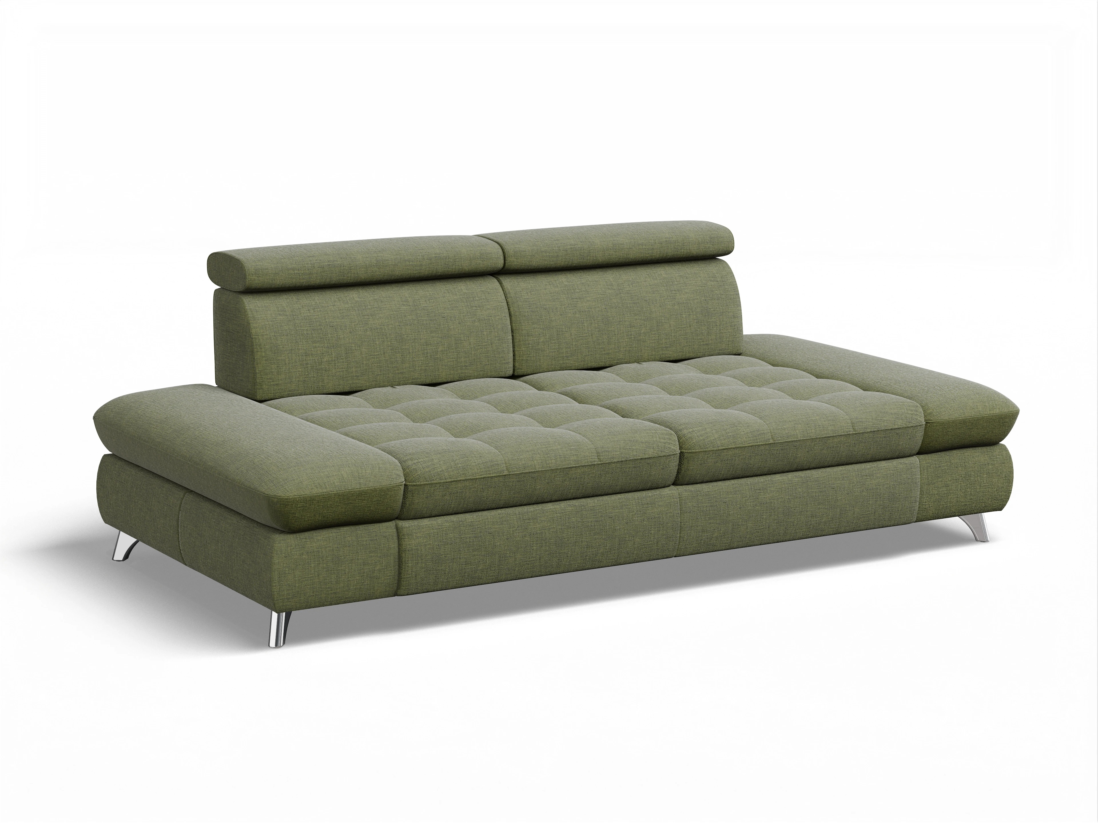 Ansicht des Produktes Memphis Stoff 2-Sitzer Sofa in Stoff Grün