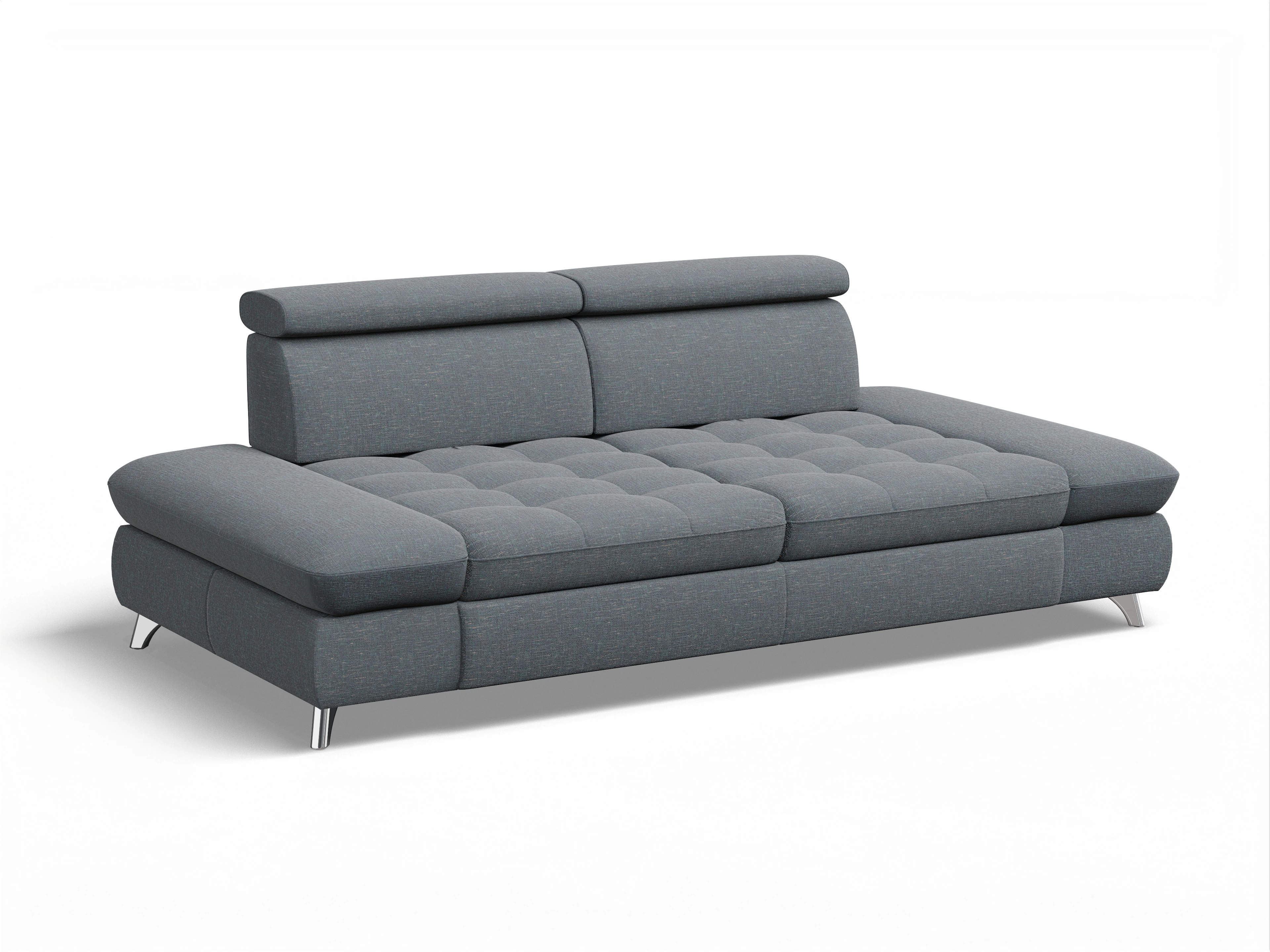 Ansicht des Produktes Memphis Stoff 2-Sitzer Sofa in Stoff Grau
