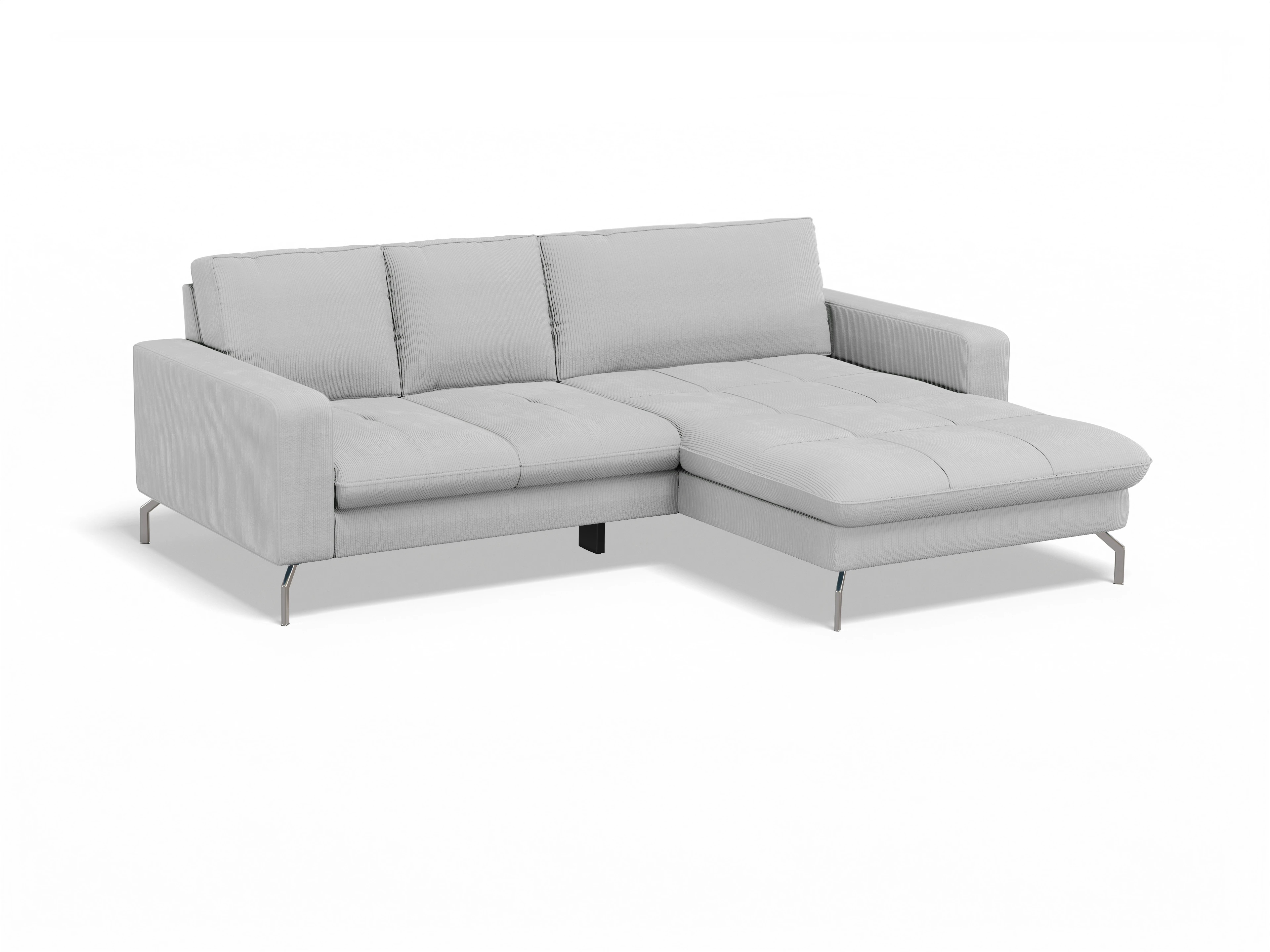Ansicht des Produktes SC Smart 1075 Ecksofa rechts Abschluss offen in Stoff Beige