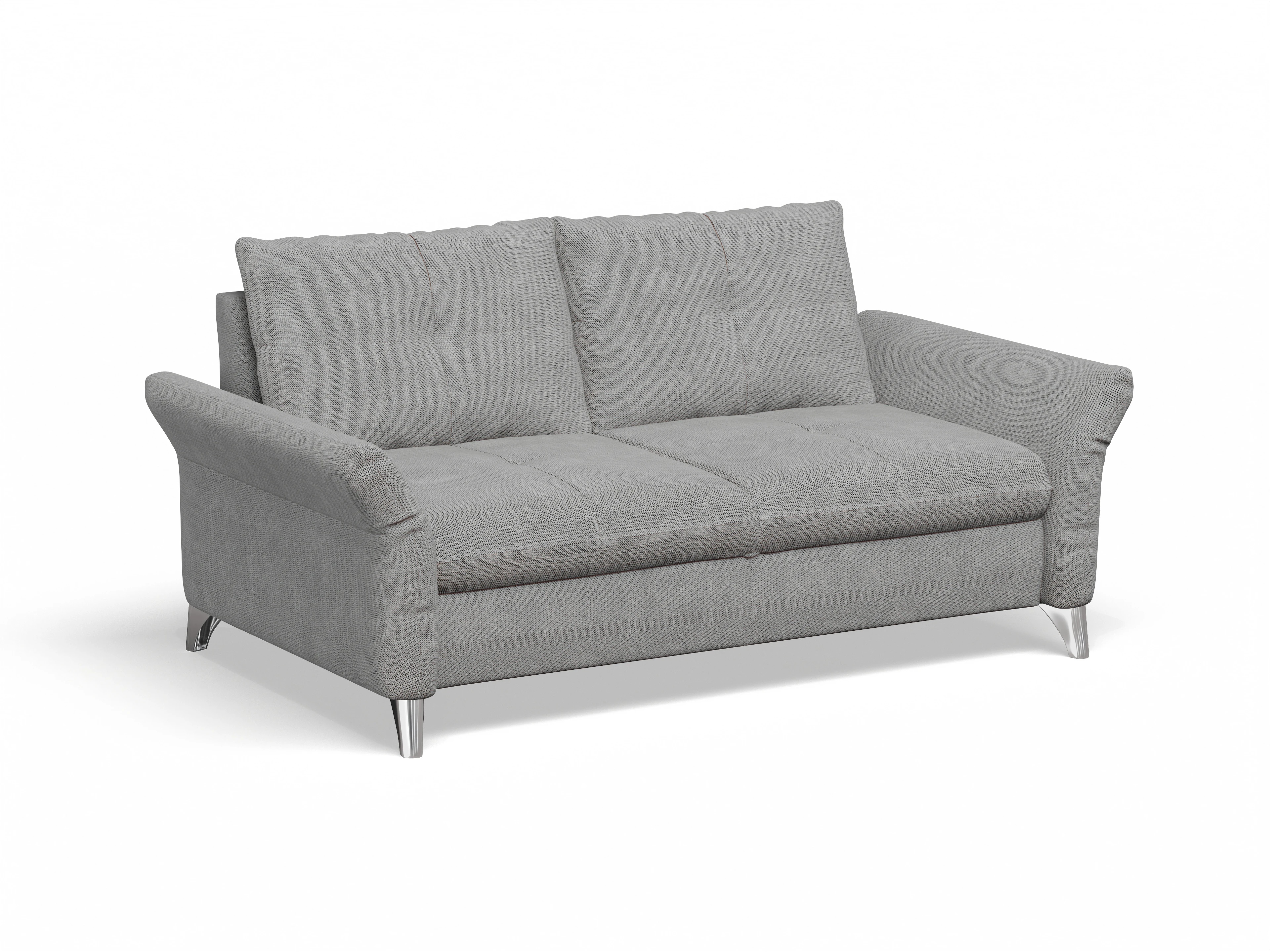 Ansicht des Produktes Georgia 2,5-Sitzer Sofa in Stoff Grau
