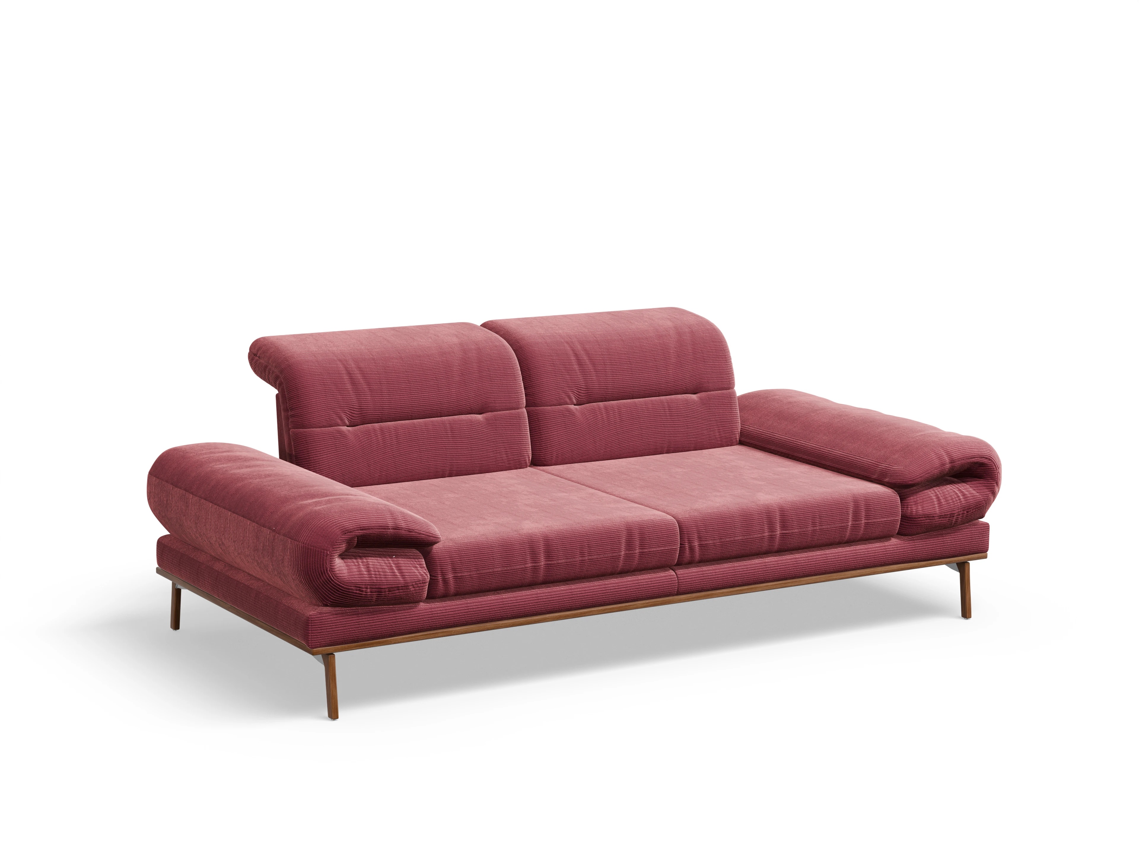 San Marino 2-Sitzer Sofa Ansicht des Produktes San Marino 2-Sitzer Sofa in Stoff Rot
