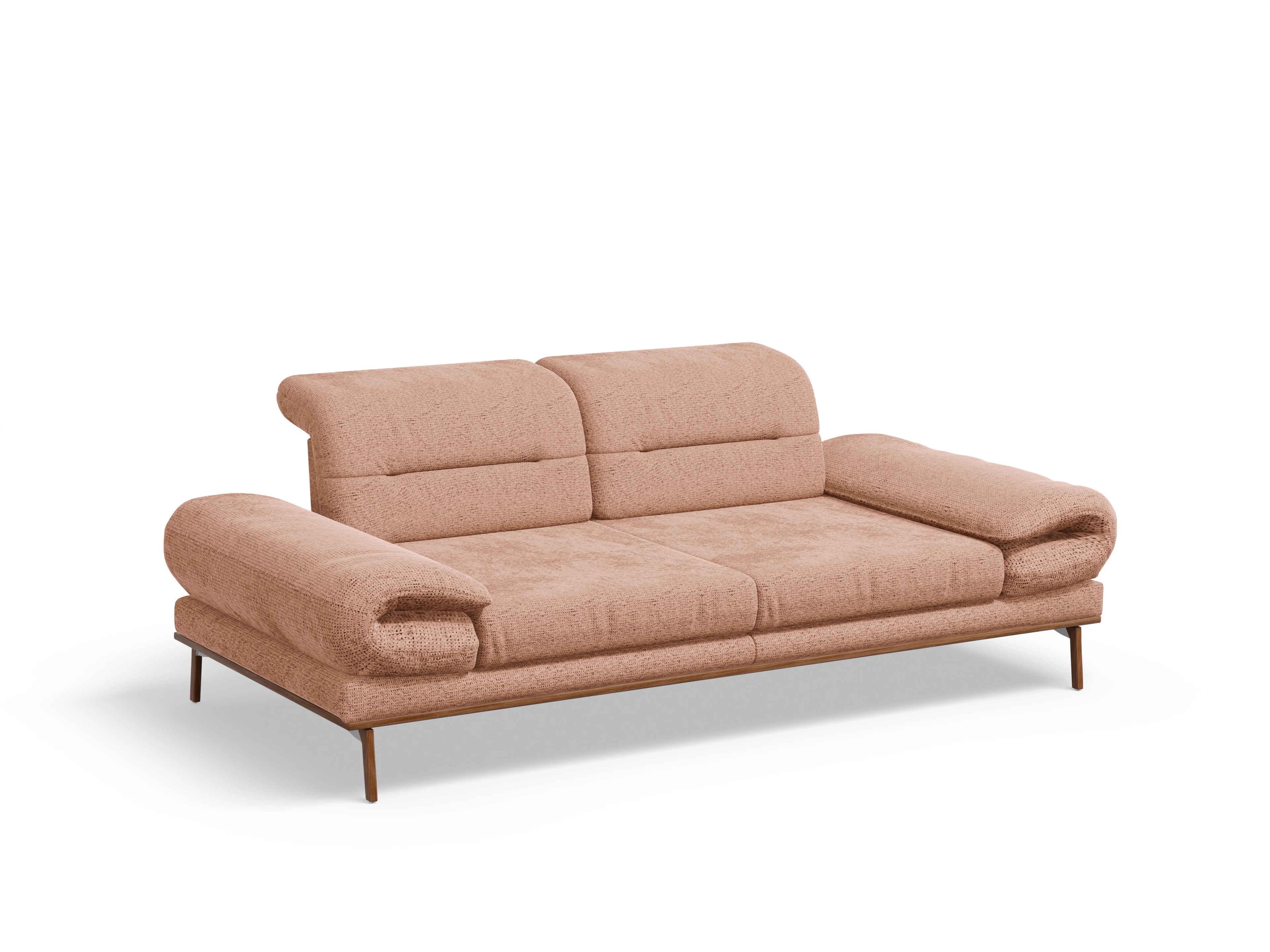 Ansicht des Produktes San Marino 2-Sitzer Sofa in Stoff Orange