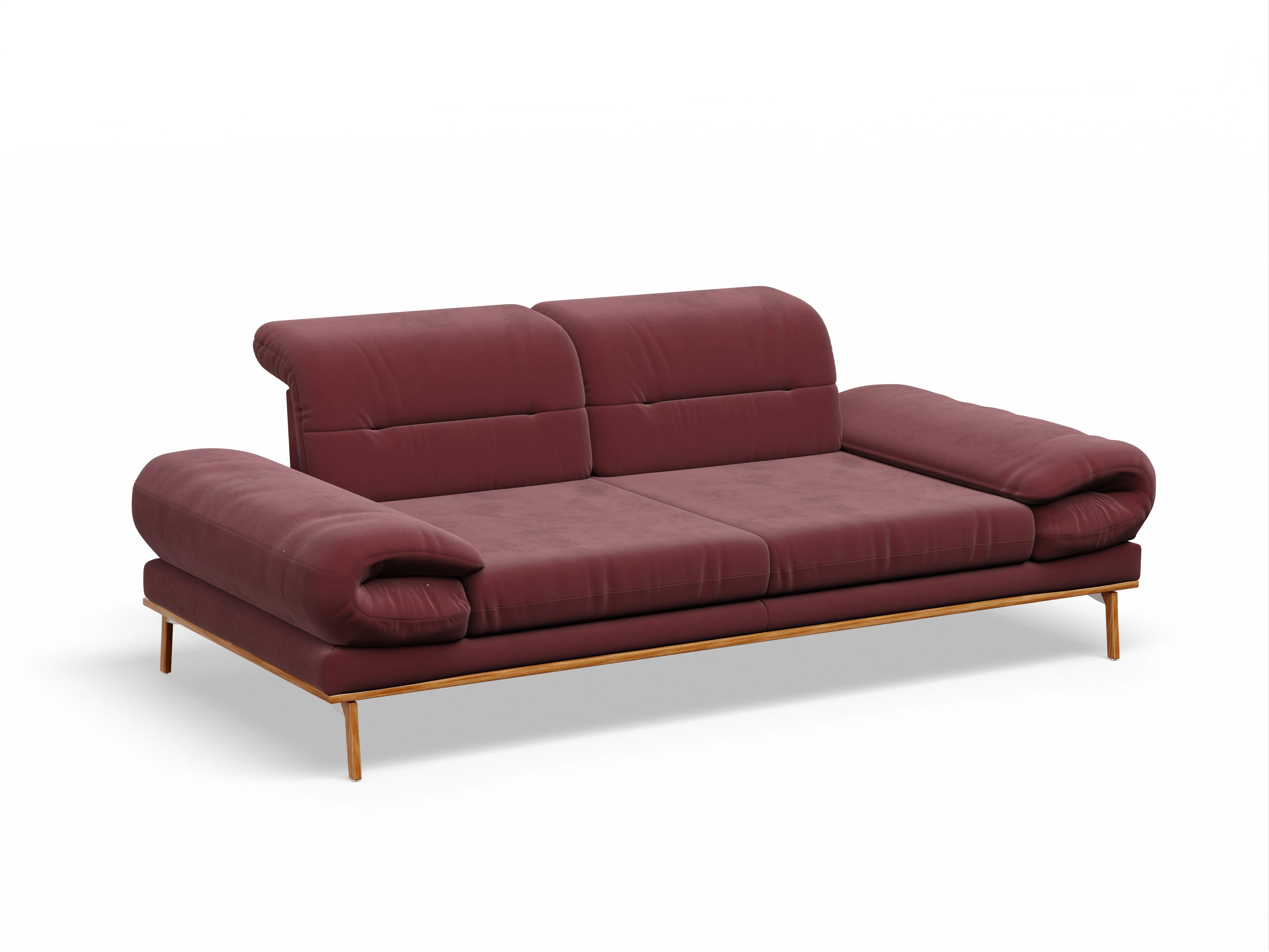 Ansicht des Produktes San Marino 2-Sitzer Sofa in Stoff Rot