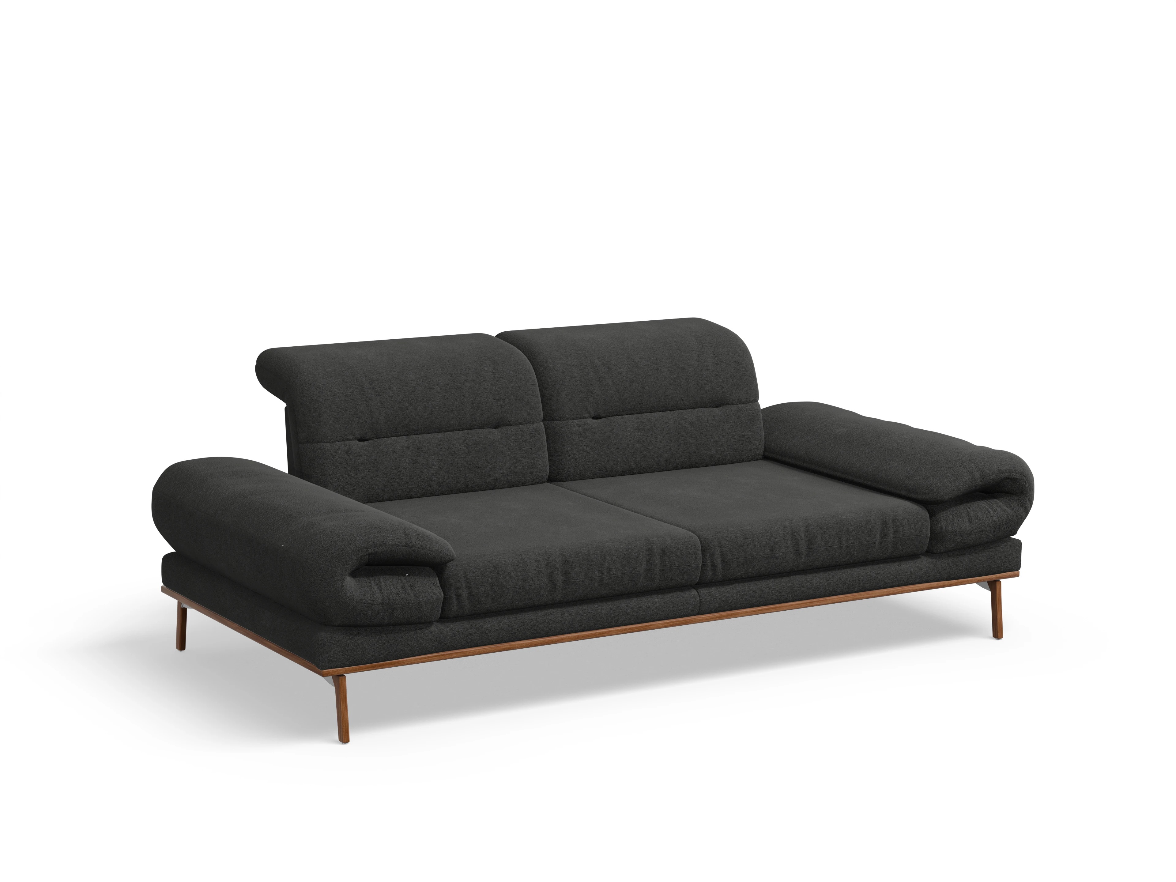 San Marino 2-Sitzer Sofa Ansicht des Produktes San Marino 2-Sitzer Sofa in Stoff Schwarz