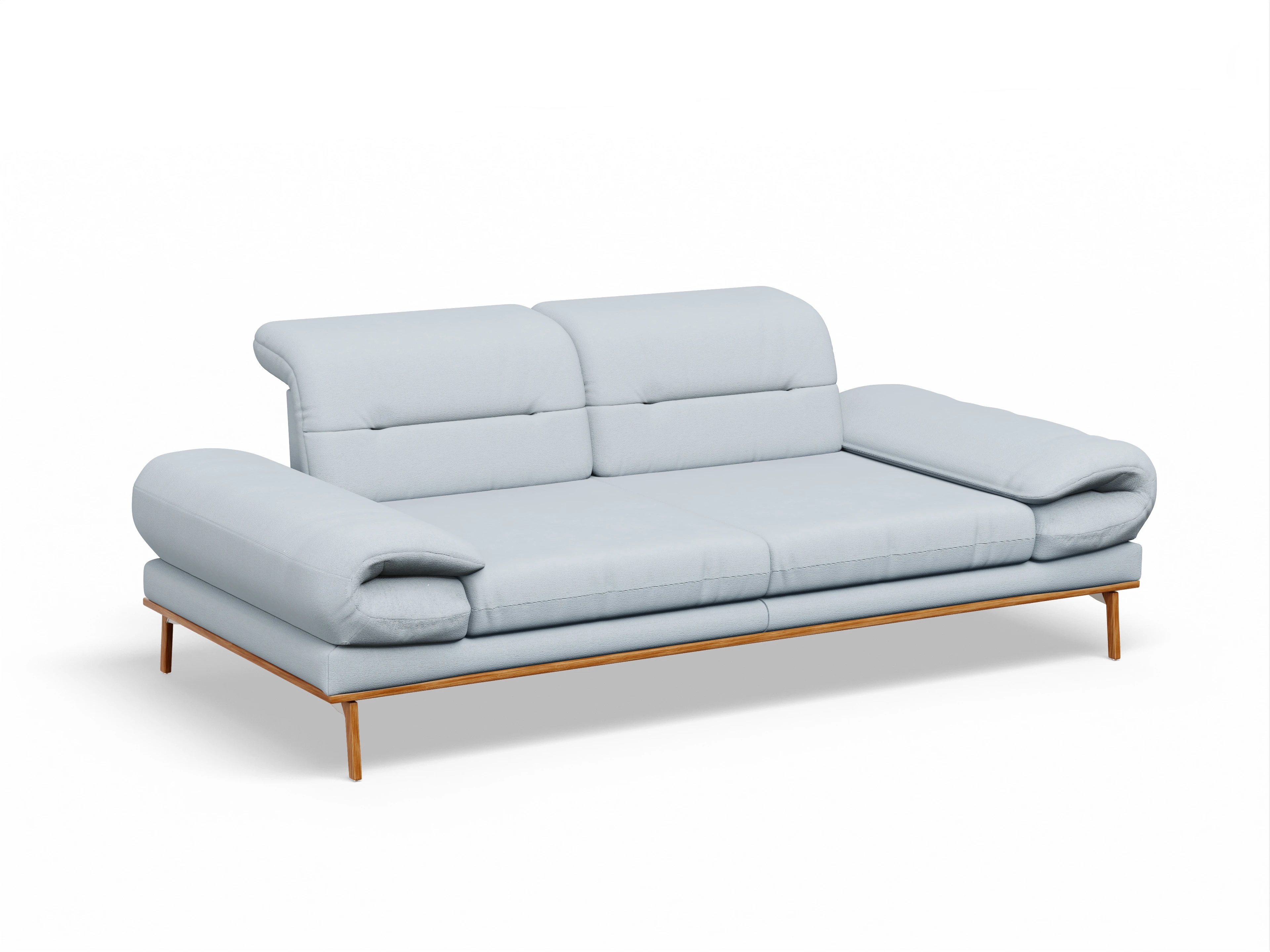Ansicht des Produktes San Marino 2-Sitzer Sofa in Stoff Blau