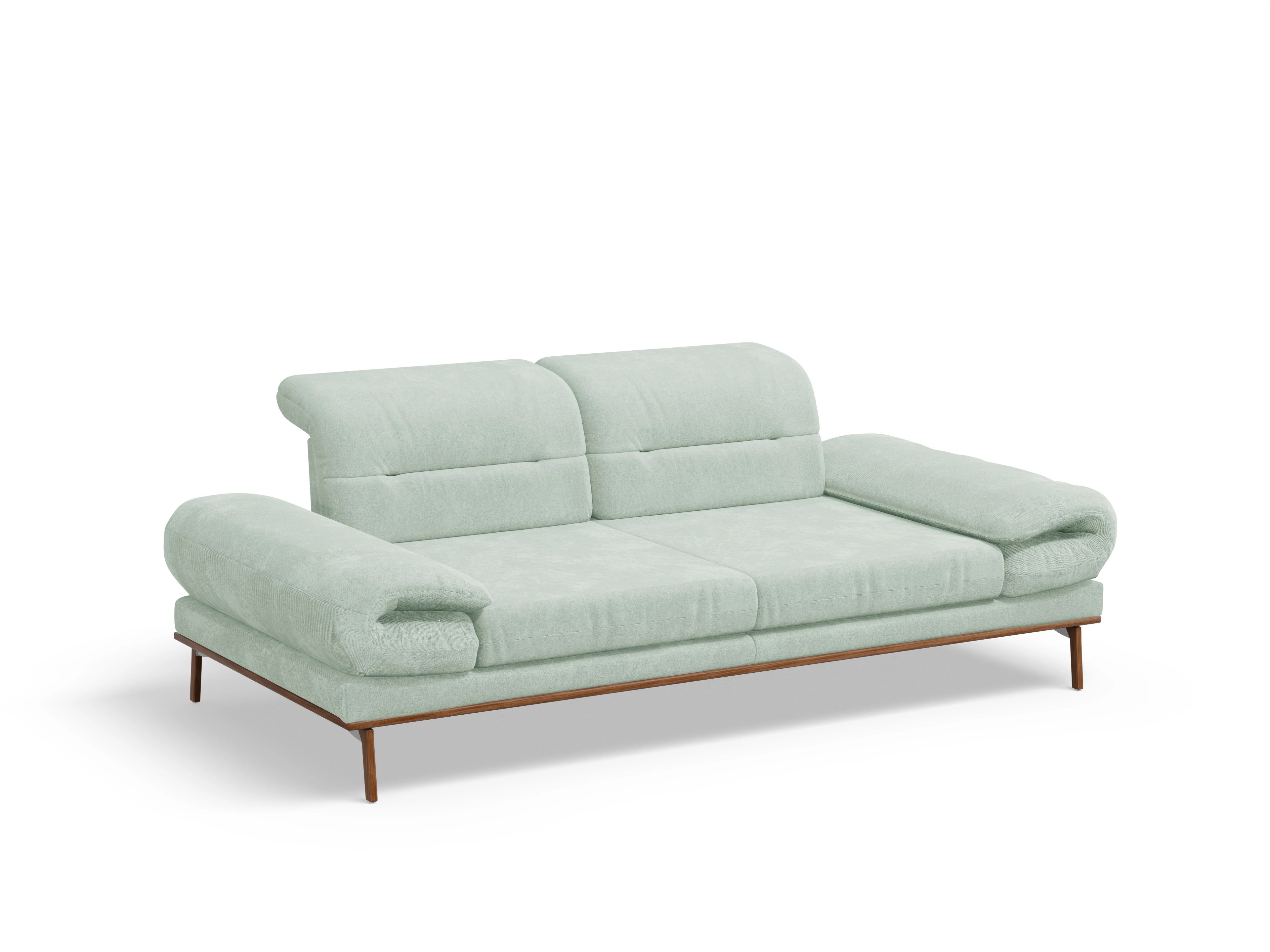Ansicht des Produktes San Marino 2-Sitzer Sofa in Stoff Grün