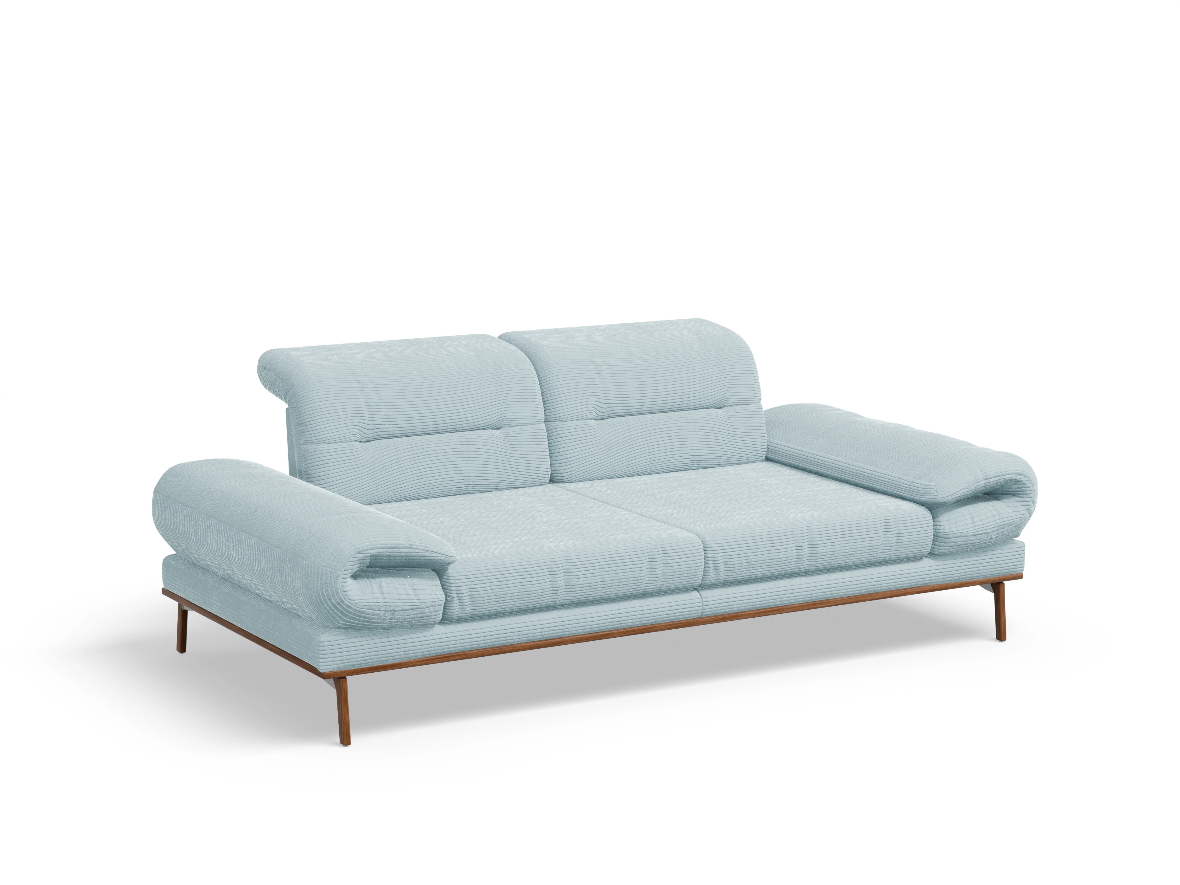 San Marino 2-Sitzer Sofa Ansicht des Produktes San Marino 2-Sitzer Sofa in Stoff Blau