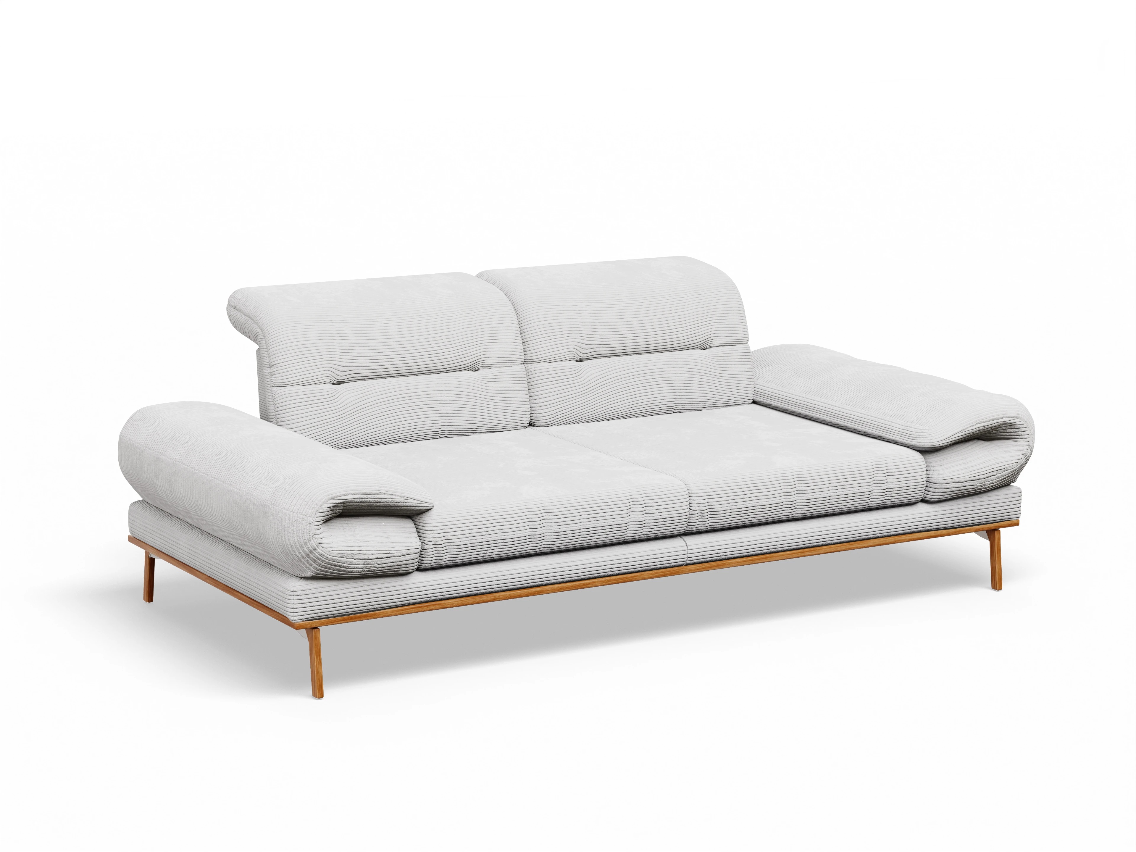 Ansicht des Produktes San Marino 2-Sitzer Sofa in Stoff Grau