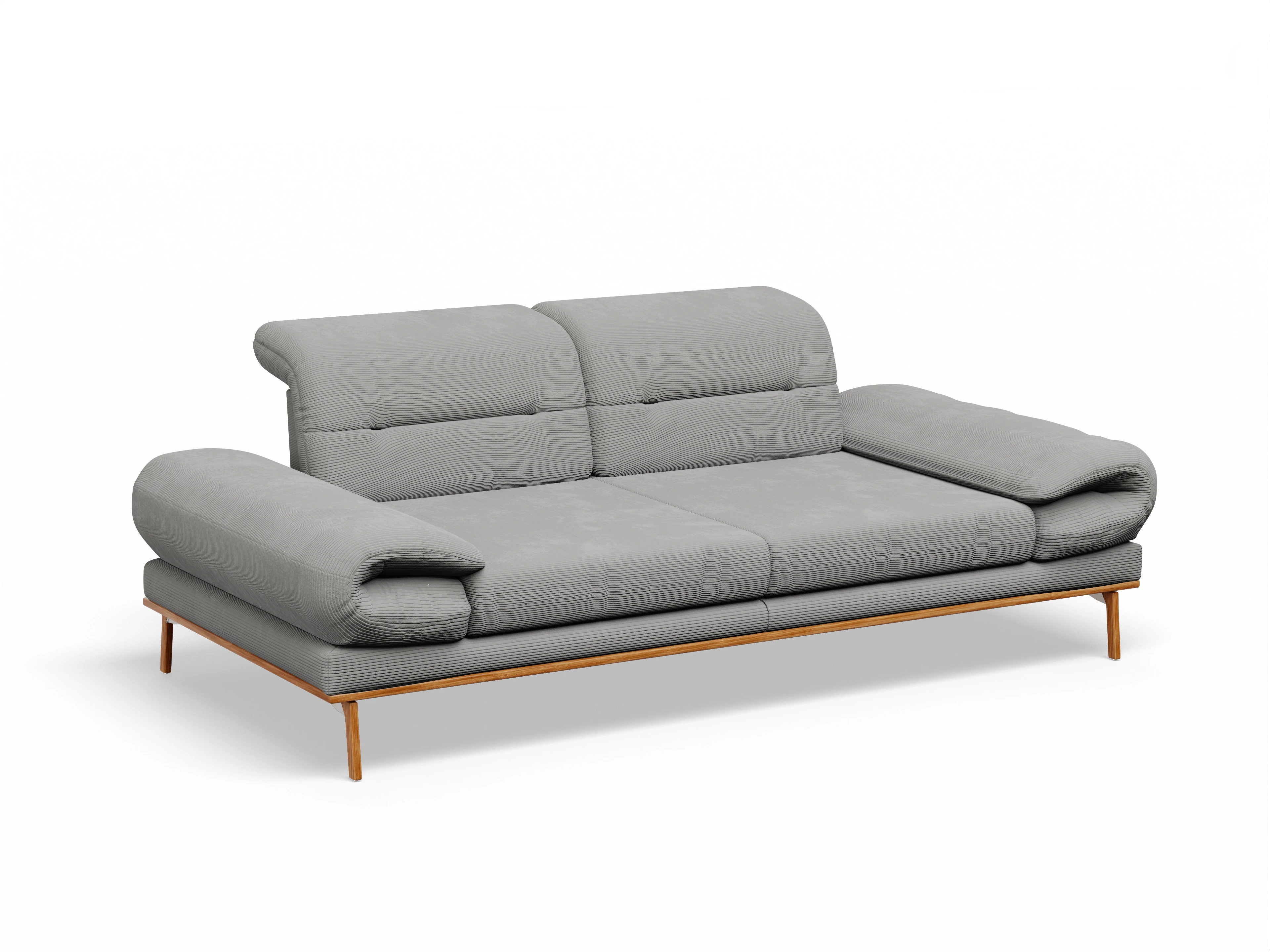 Ansicht des Produktes San Marino 2-Sitzer Sofa in Stoff Grau