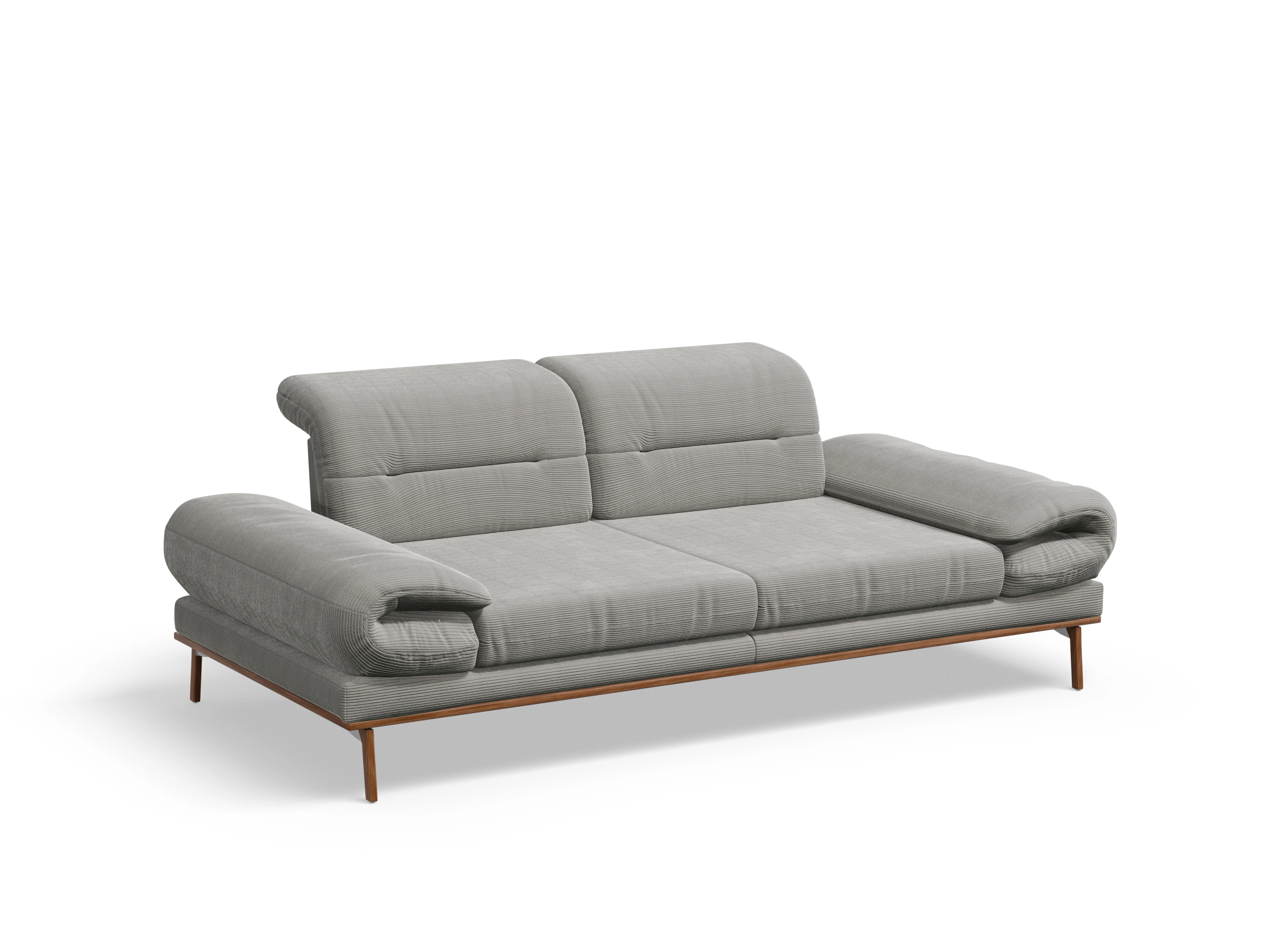 San Marino 2-Sitzer Sofa Ansicht des Produktes San Marino 2-Sitzer Sofa in Stoff Grau