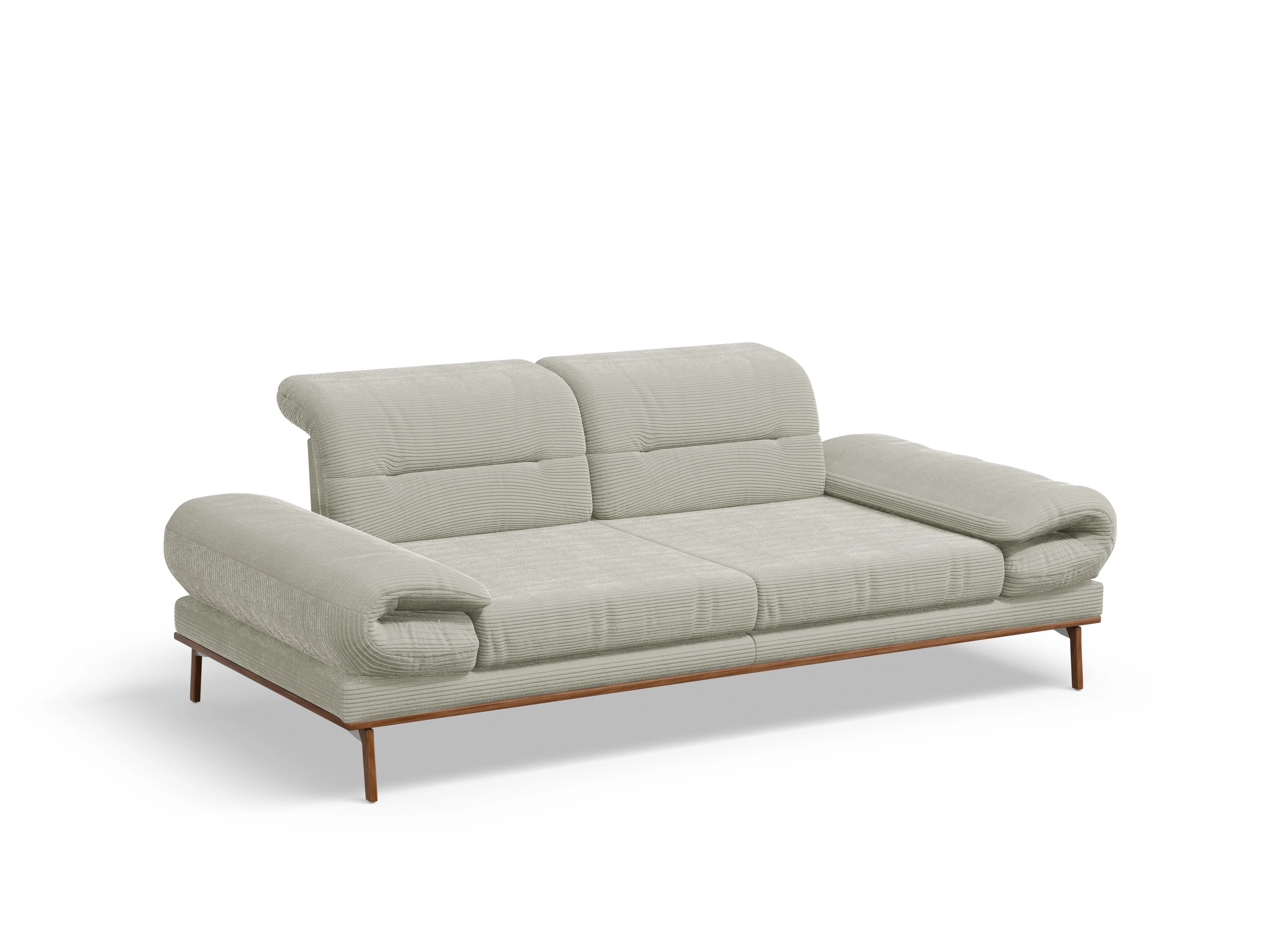 Ansicht des Produktes San Marino 2-Sitzer Sofa in Stoff Braun