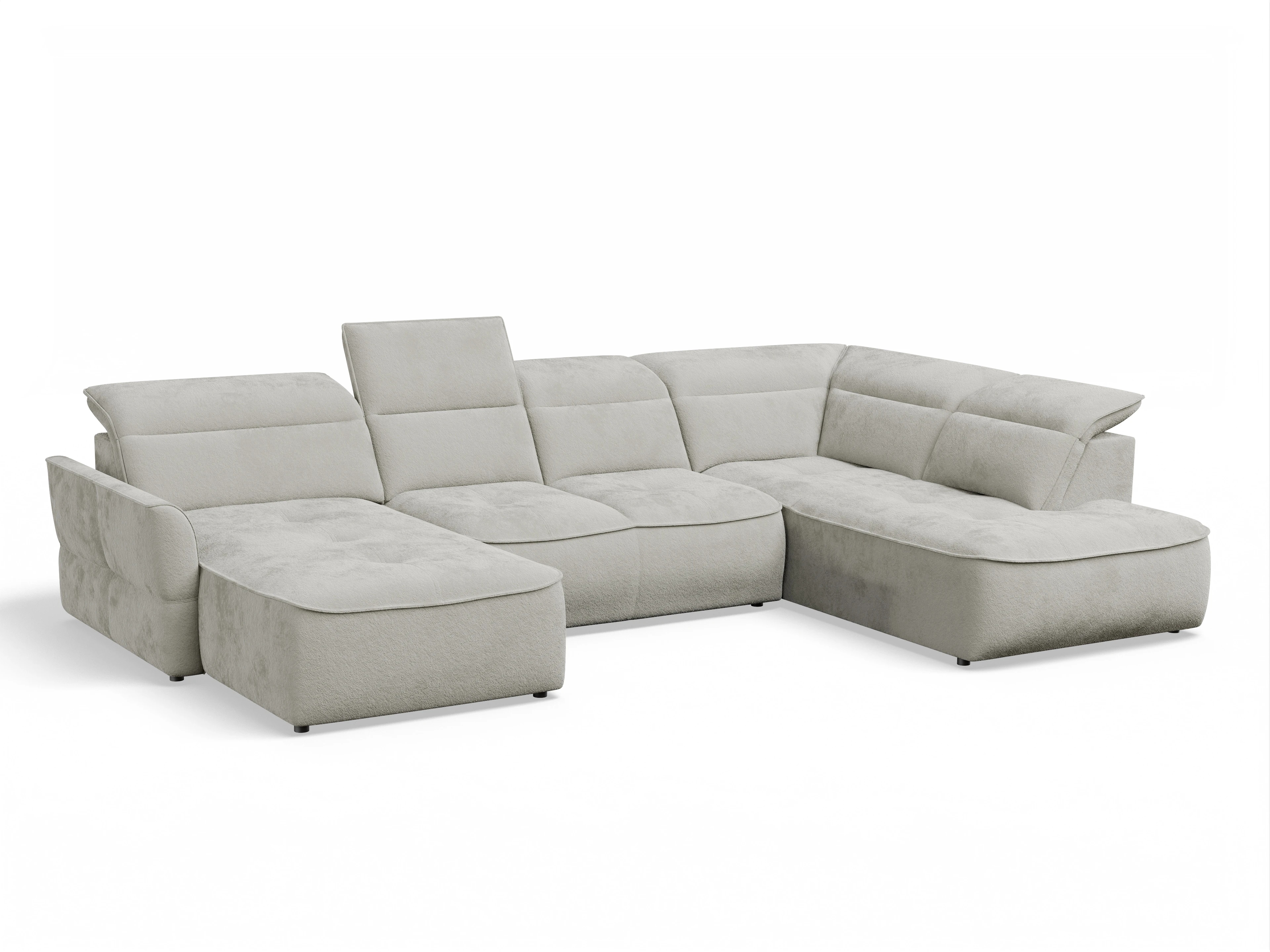 Ansicht des Produktes Toledo Wohnlandschaft Armlehne beidseitig in Stoff Beige