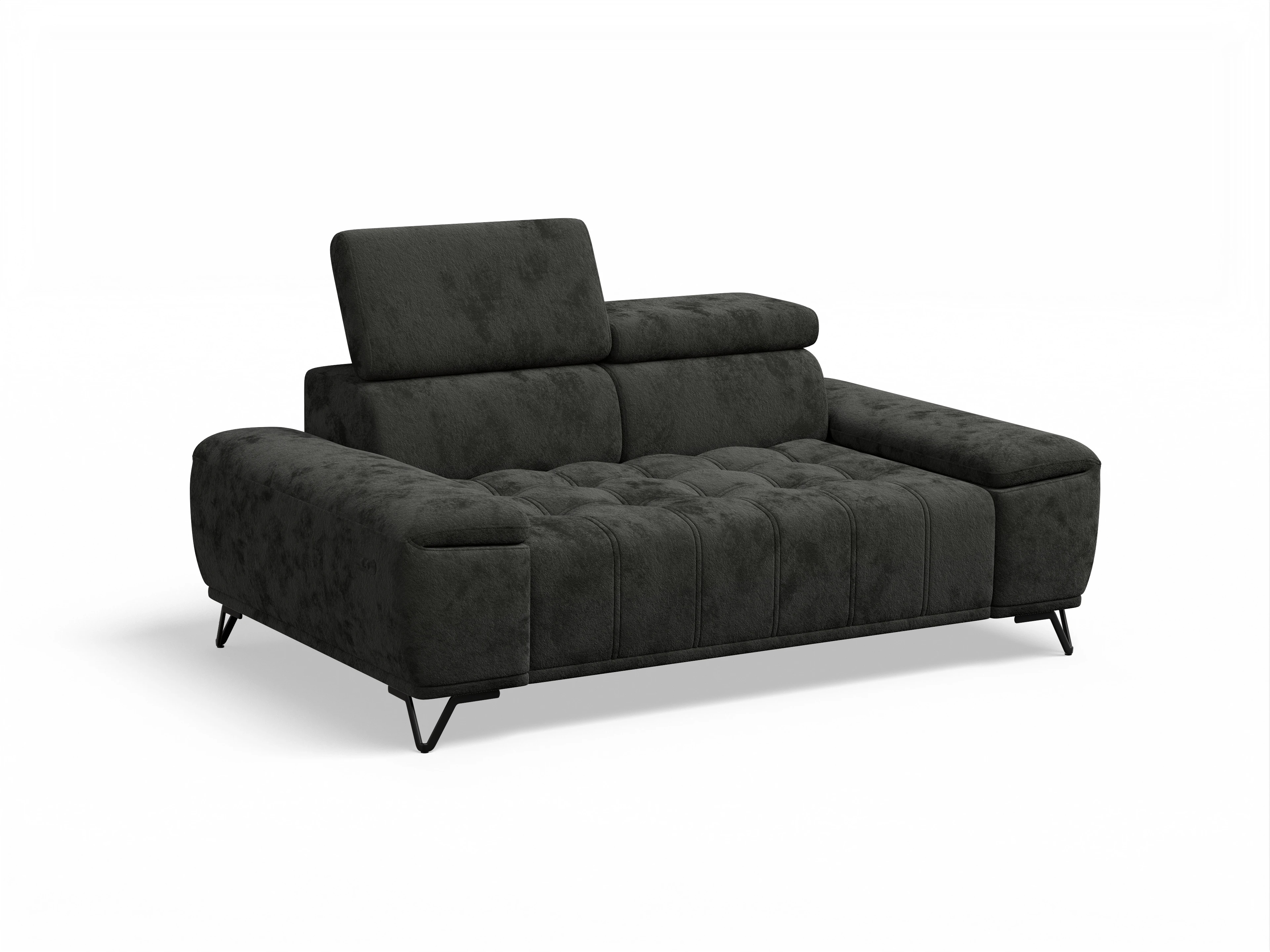 Ansicht des Produktes Sevilla 2-Sitzer Sofa in Stoff Schwarz