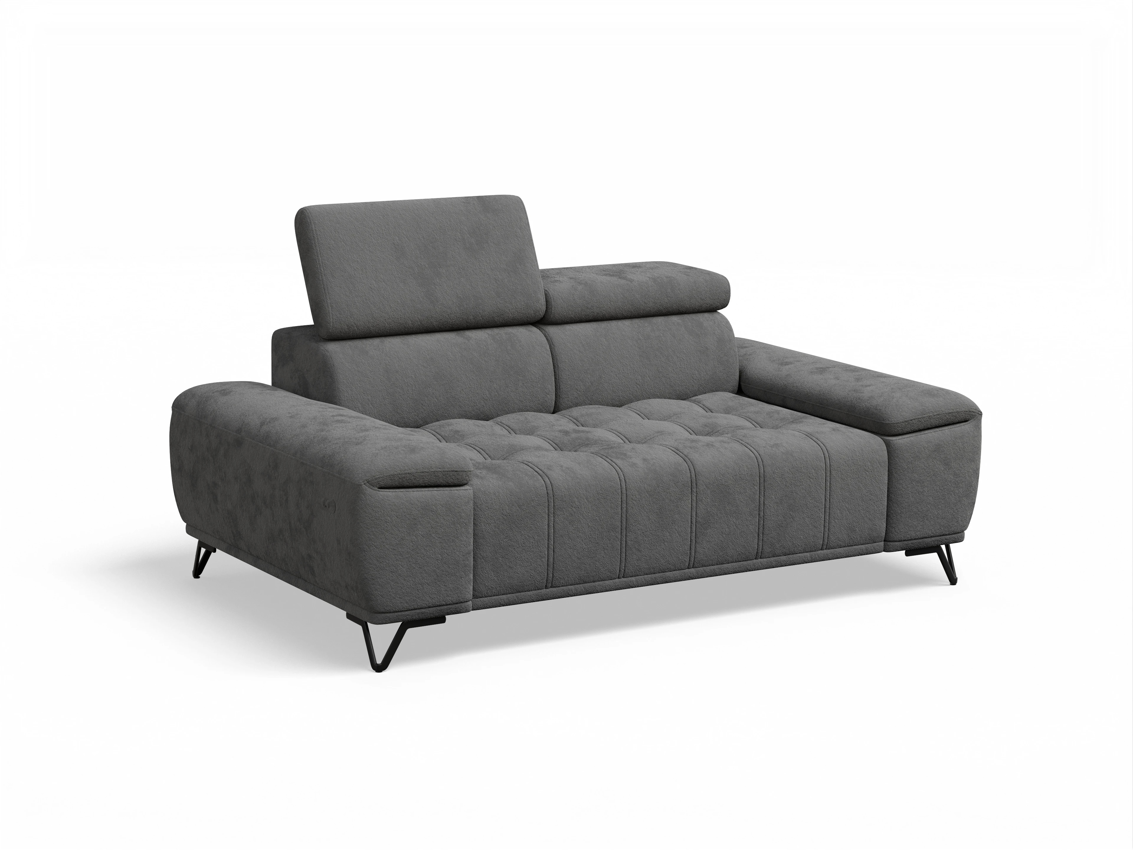 Ansicht des Produktes Sevilla 2-Sitzer Sofa in Stoff Grau