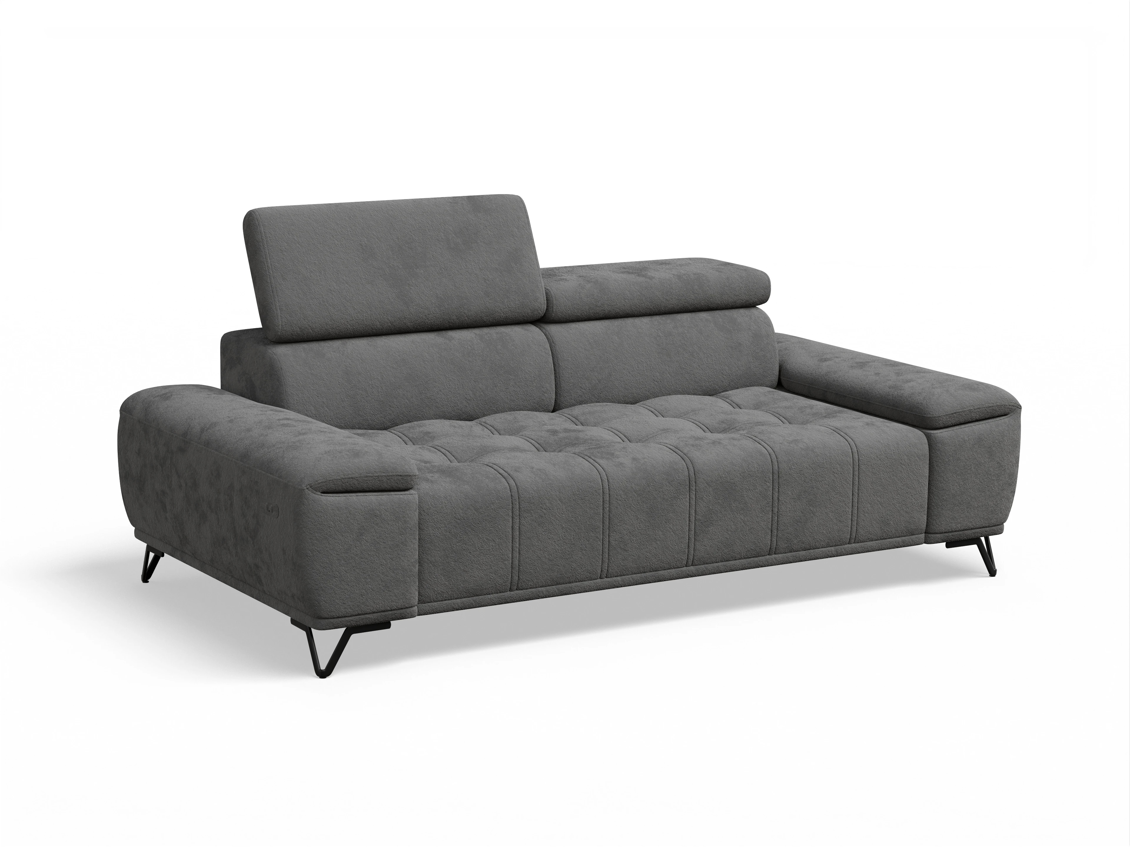 Ansicht des Produktes Sevilla 3-Sitzer Sofa in Stoff Grau