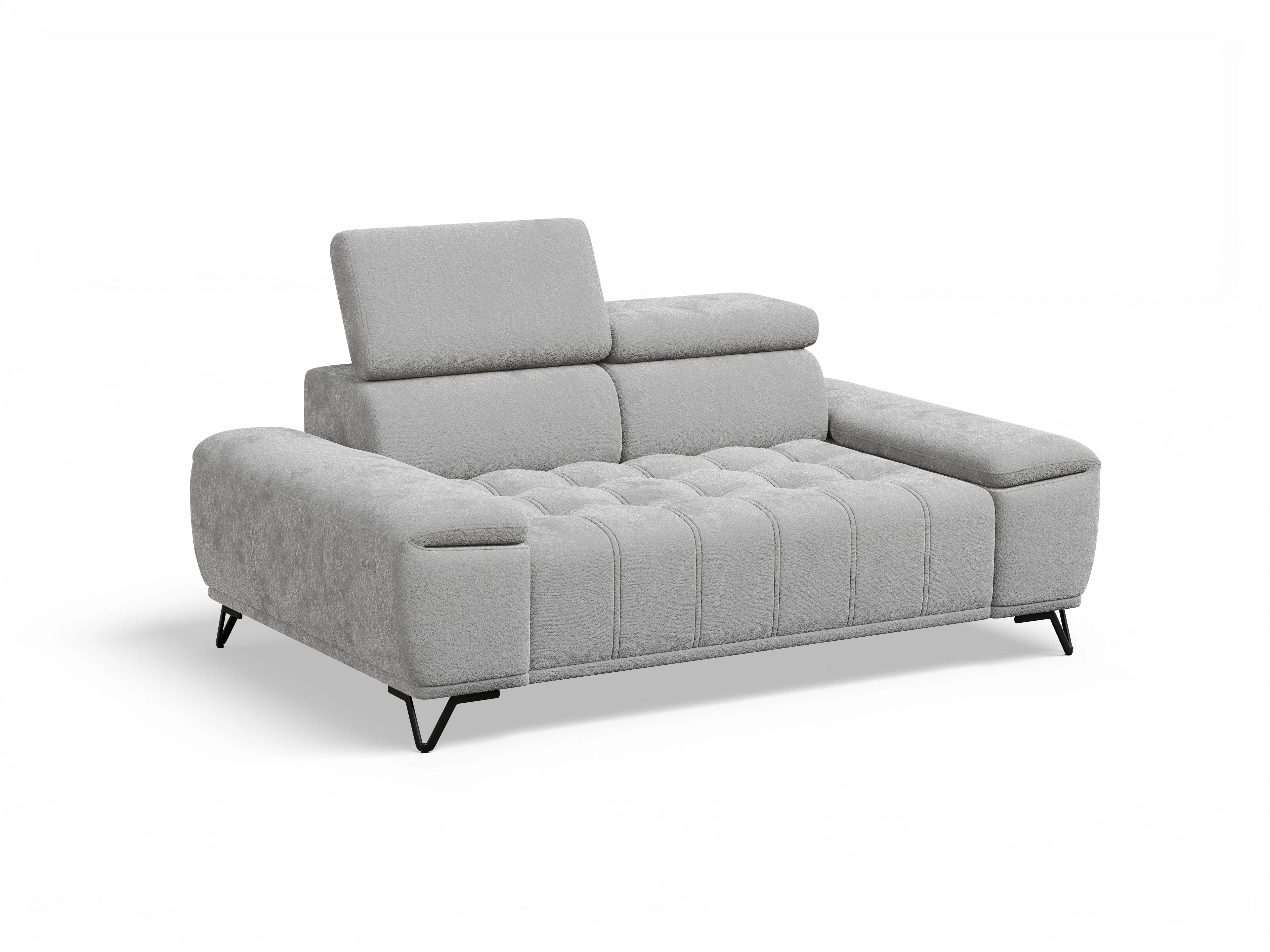 Ansicht des Produktes Sevilla 2-Sitzer Sofa in Stoff Grau