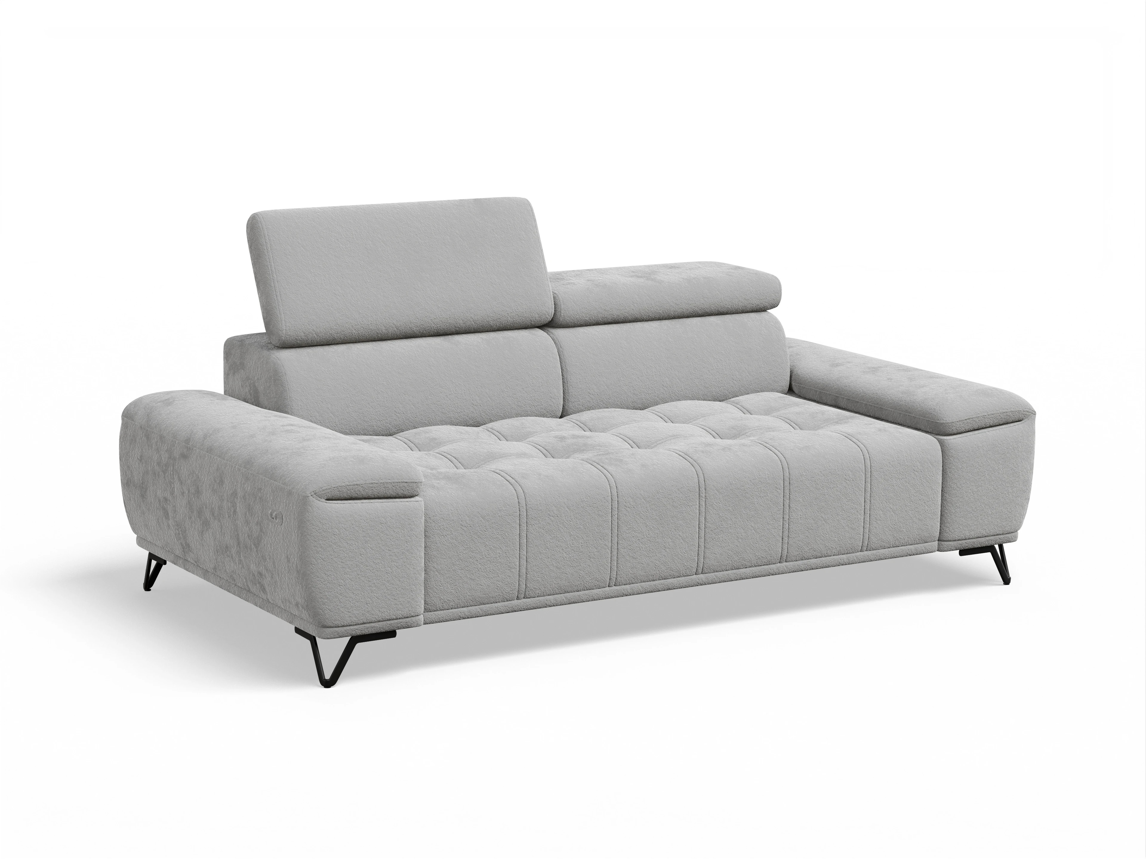 Ansicht des Produktes Sevilla 3-Sitzer Sofa in Stoff Grau