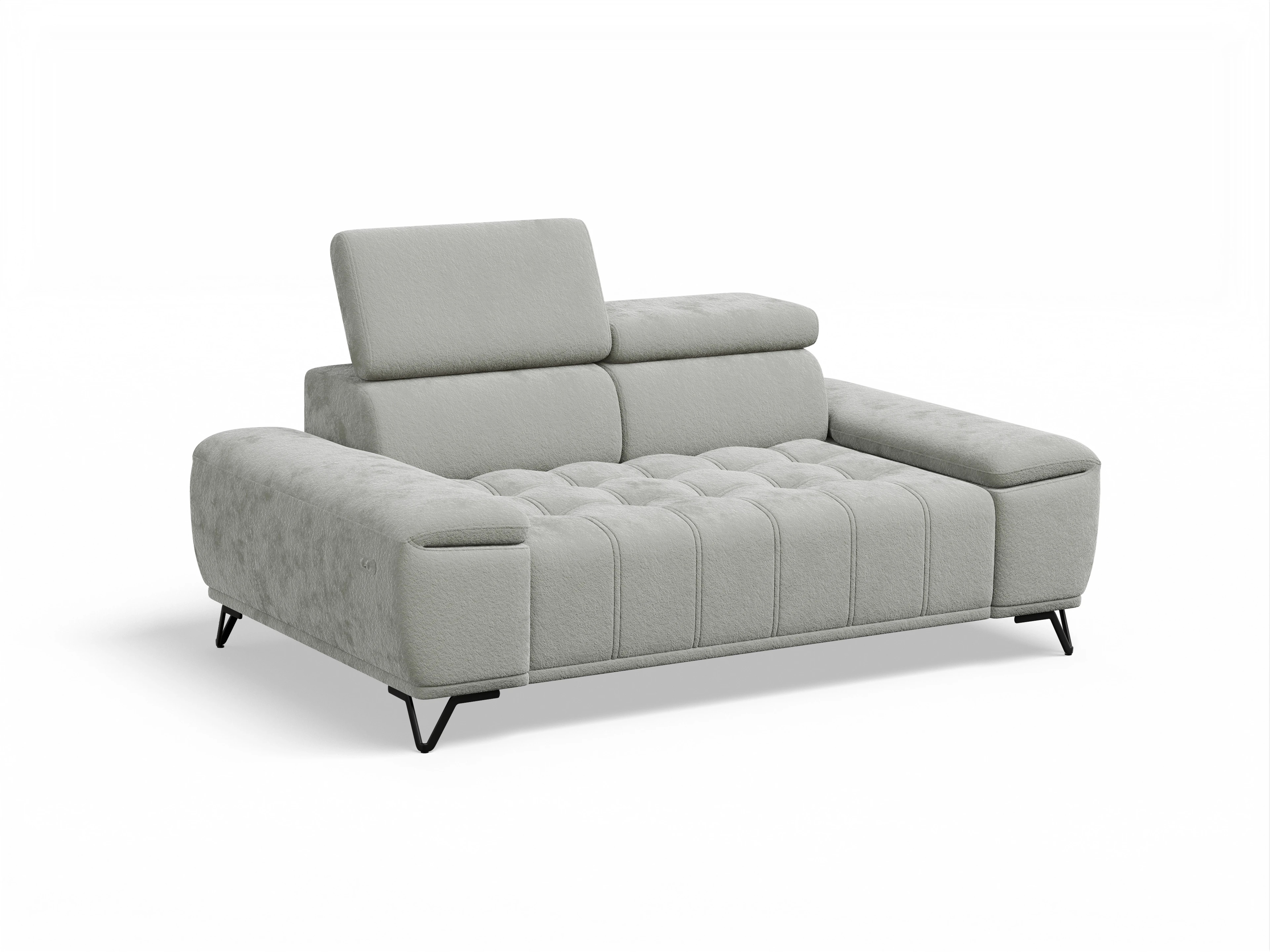 Ansicht des Produktes Sevilla 2-Sitzer Sofa in Stoff Grau