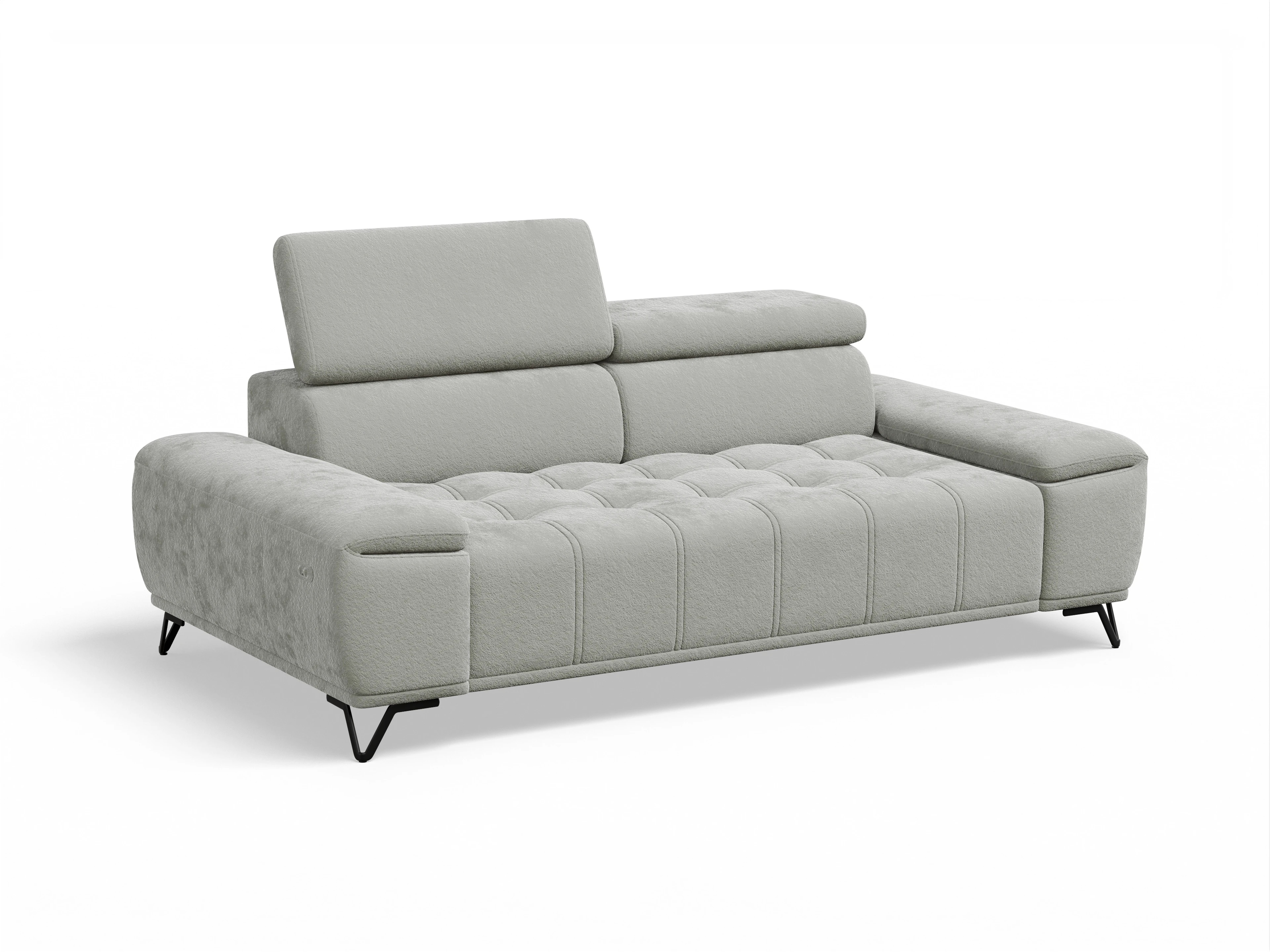 Ansicht des Produktes Sevilla 3-Sitzer Sofa in Stoff Grau