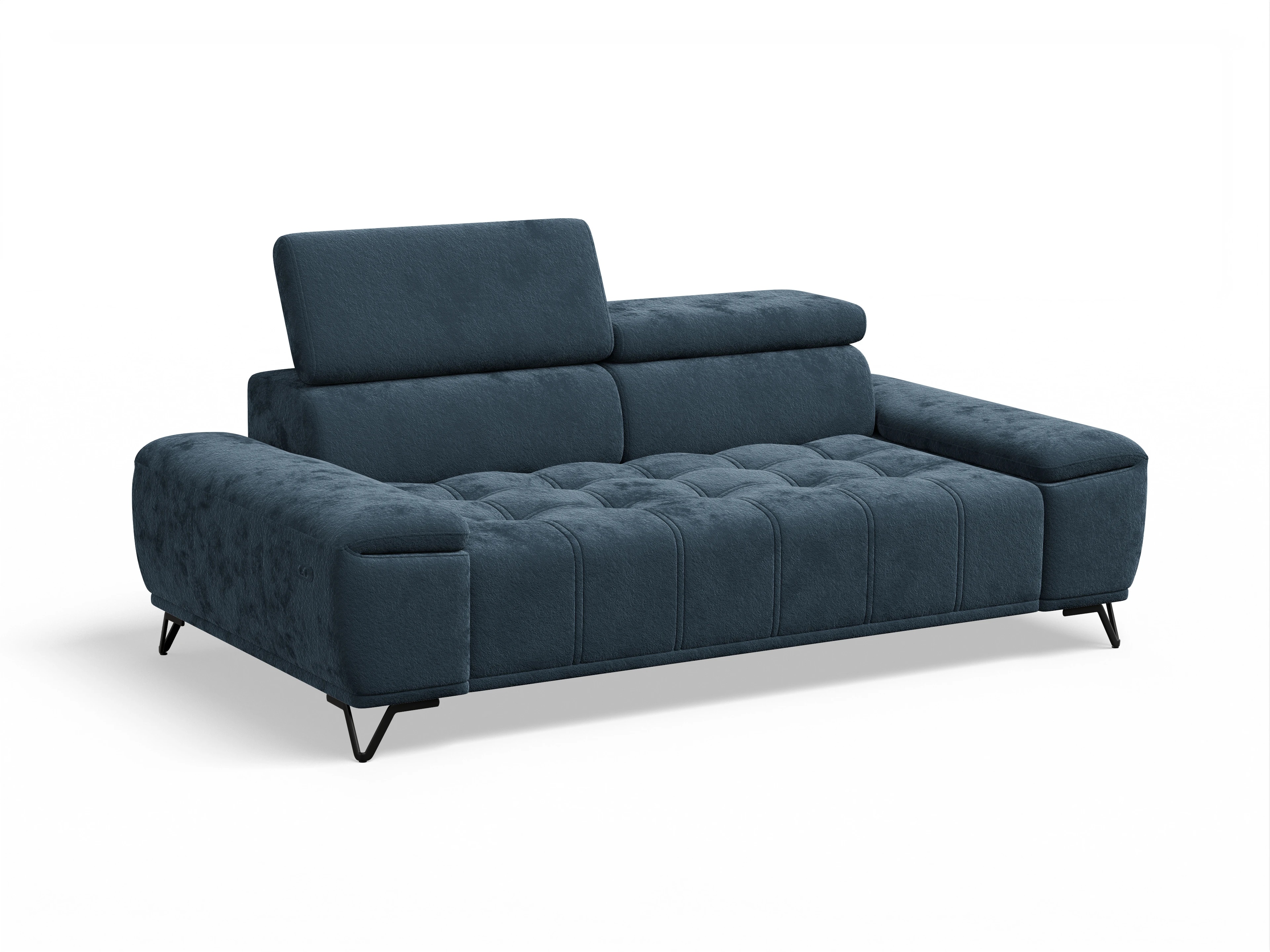 Ansicht des Produktes Sevilla 3-Sitzer Sofa in Stoff Blau