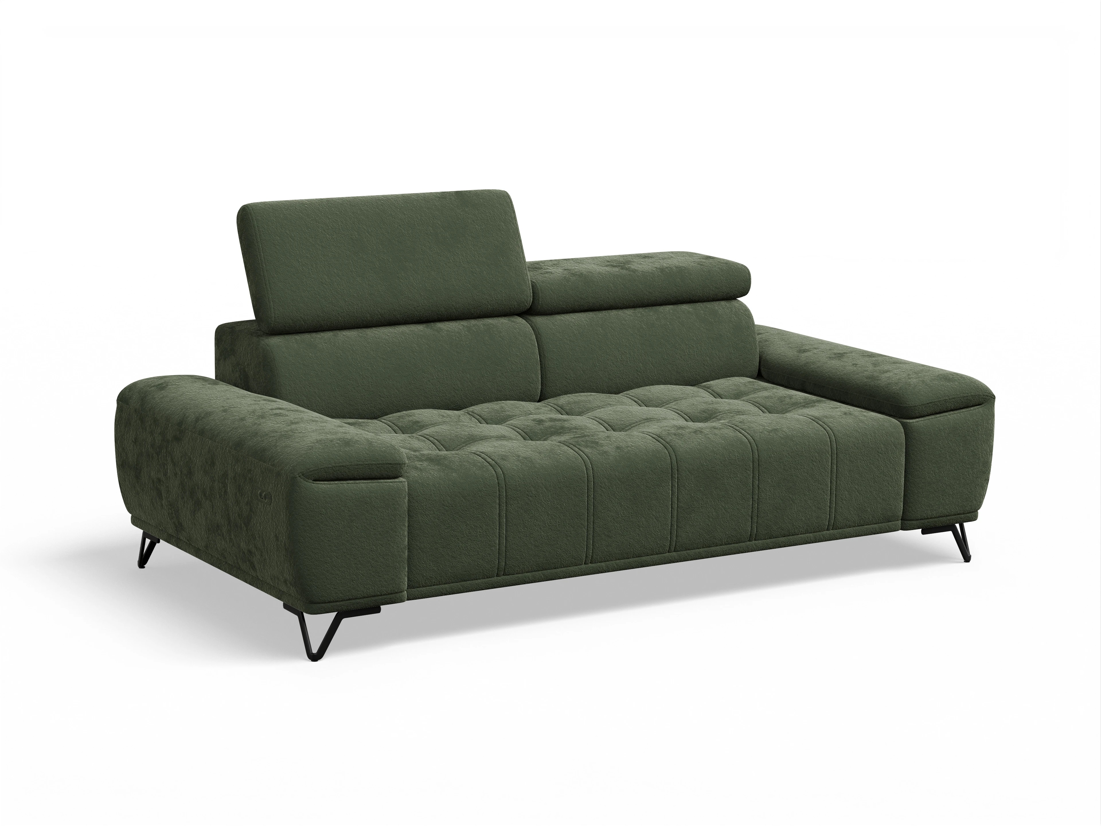 Ansicht des Produktes Sevilla 3-Sitzer Sofa in Stoff Grün
