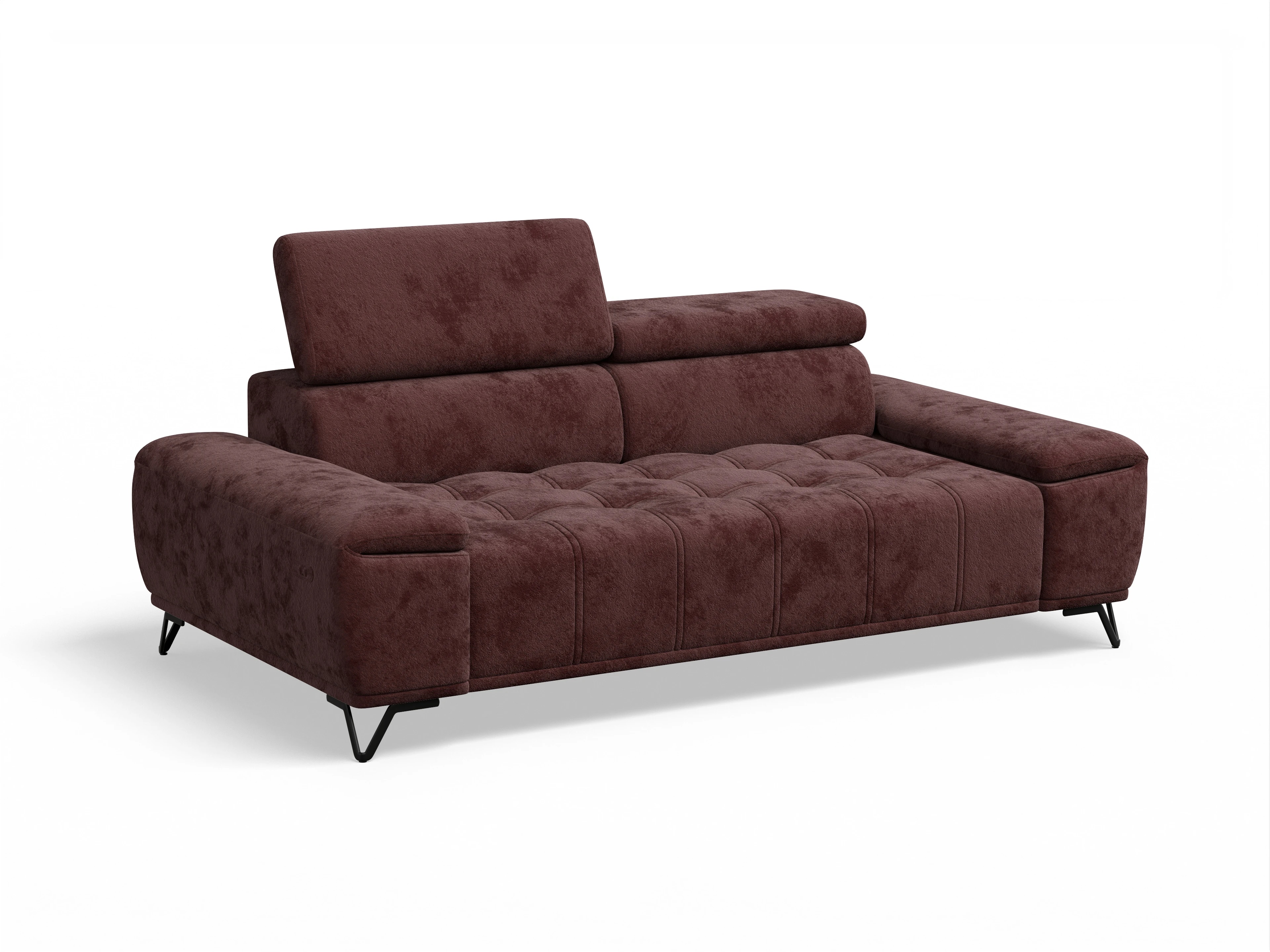 Ansicht des Produktes Sevilla 3-Sitzer Sofa in Stoff Rot