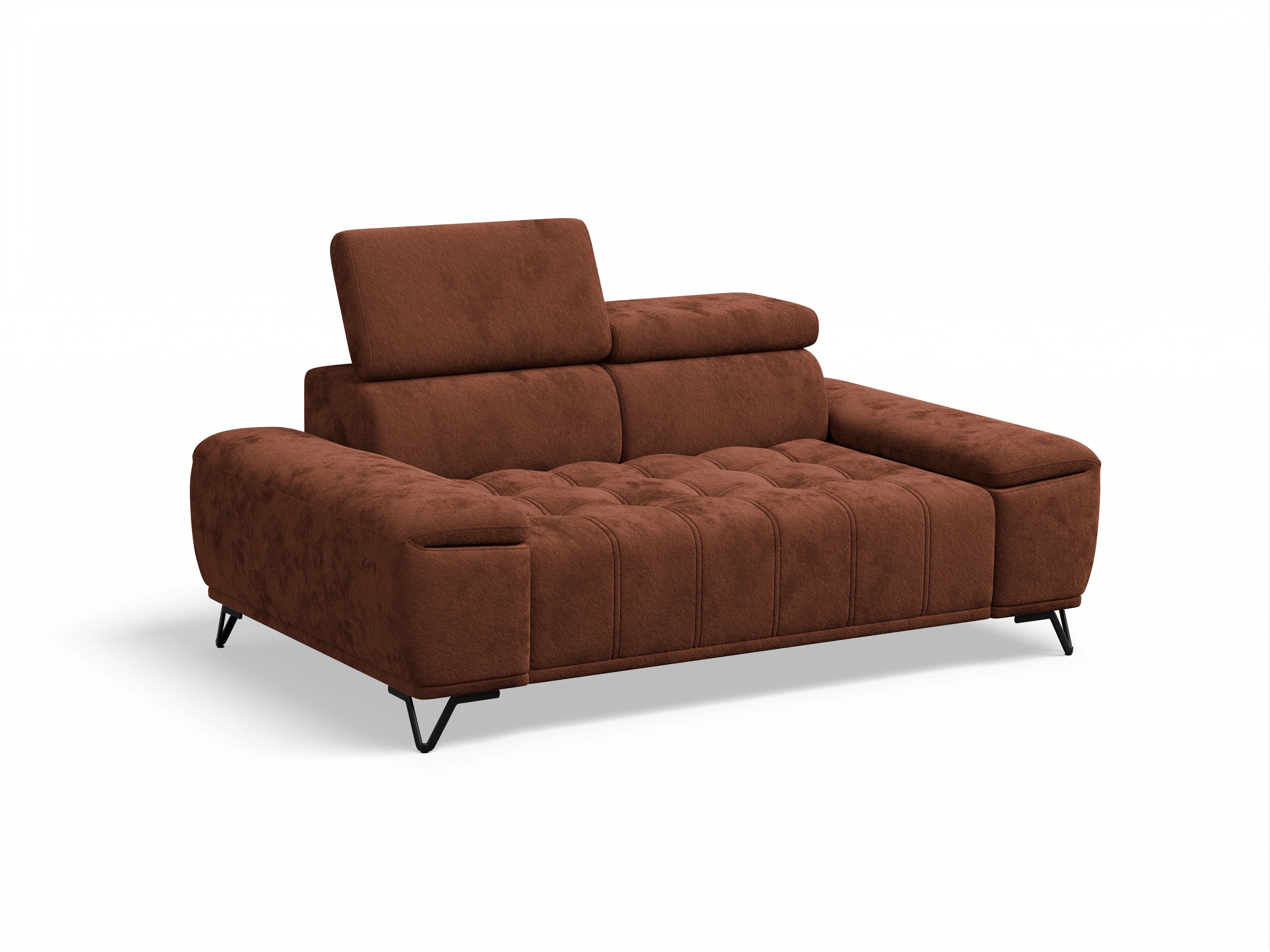Ansicht des Produktes Sevilla 2-Sitzer Sofa in Stoff Orange