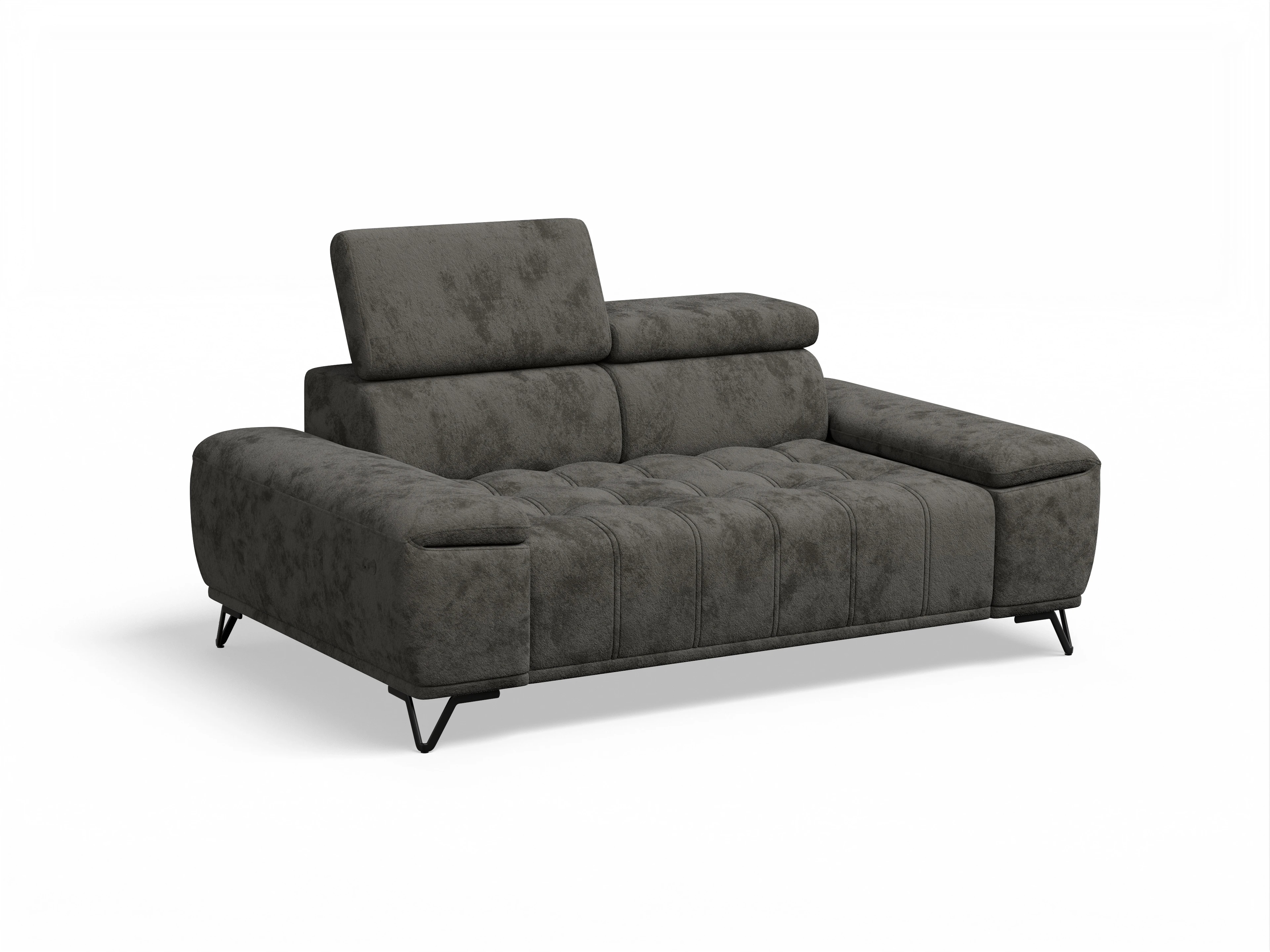 Ansicht des Produktes Sevilla 2-Sitzer Sofa in Stoff Braun