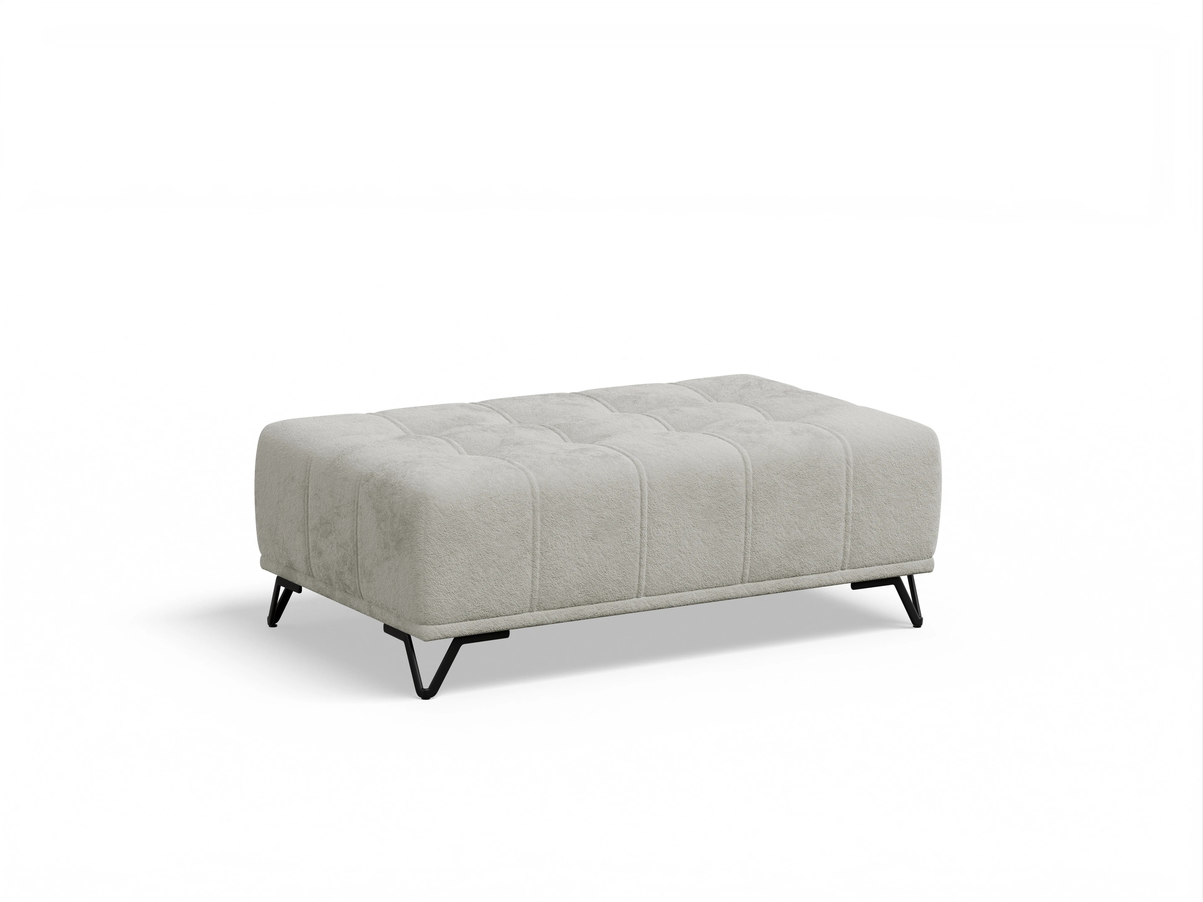 Ansicht des Produktes Sevilla Hocker in Stoff Beige