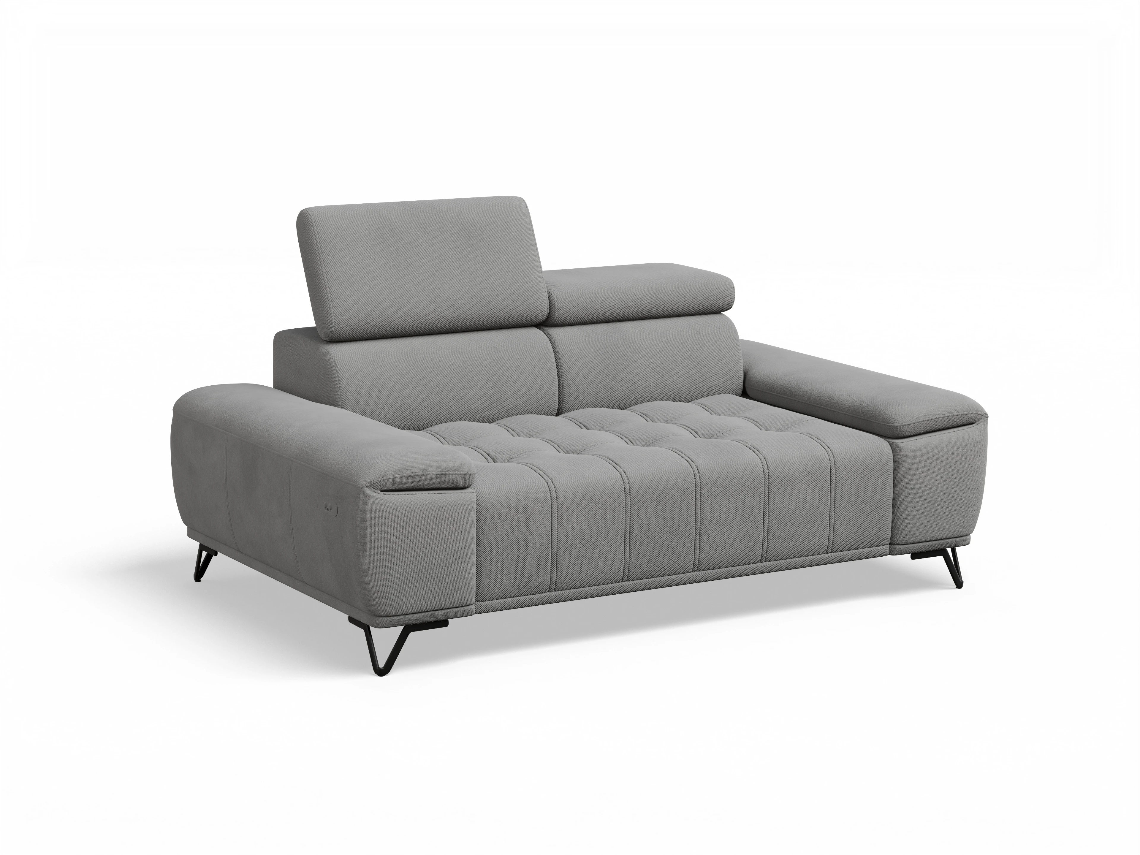 Ansicht des Produktes Sevilla 2-Sitzer Sofa in Stoff Grau