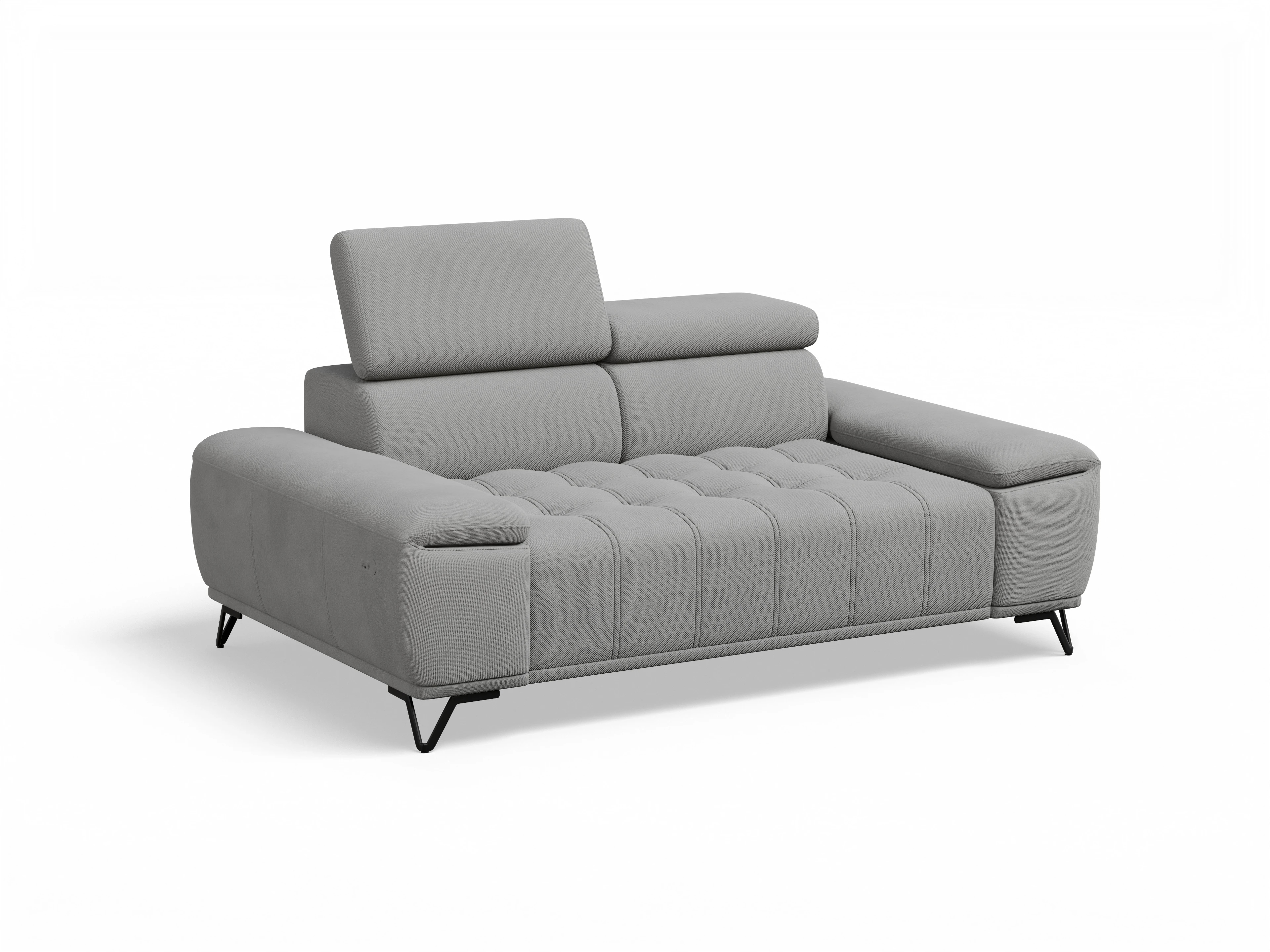 Ansicht des Produktes Sevilla 2-Sitzer Sofa in Stoff Grau