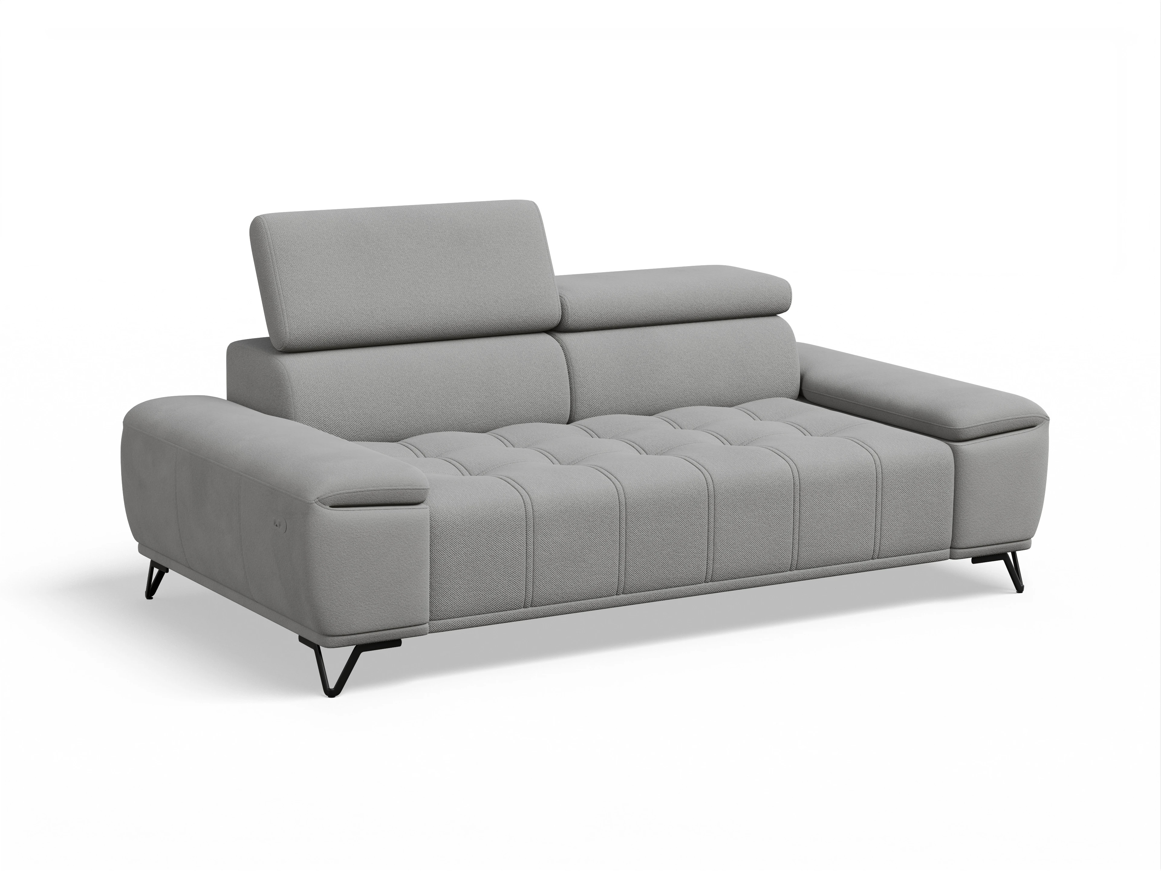 Ansicht des Produktes Sevilla 3-Sitzer Sofa in Stoff Grau