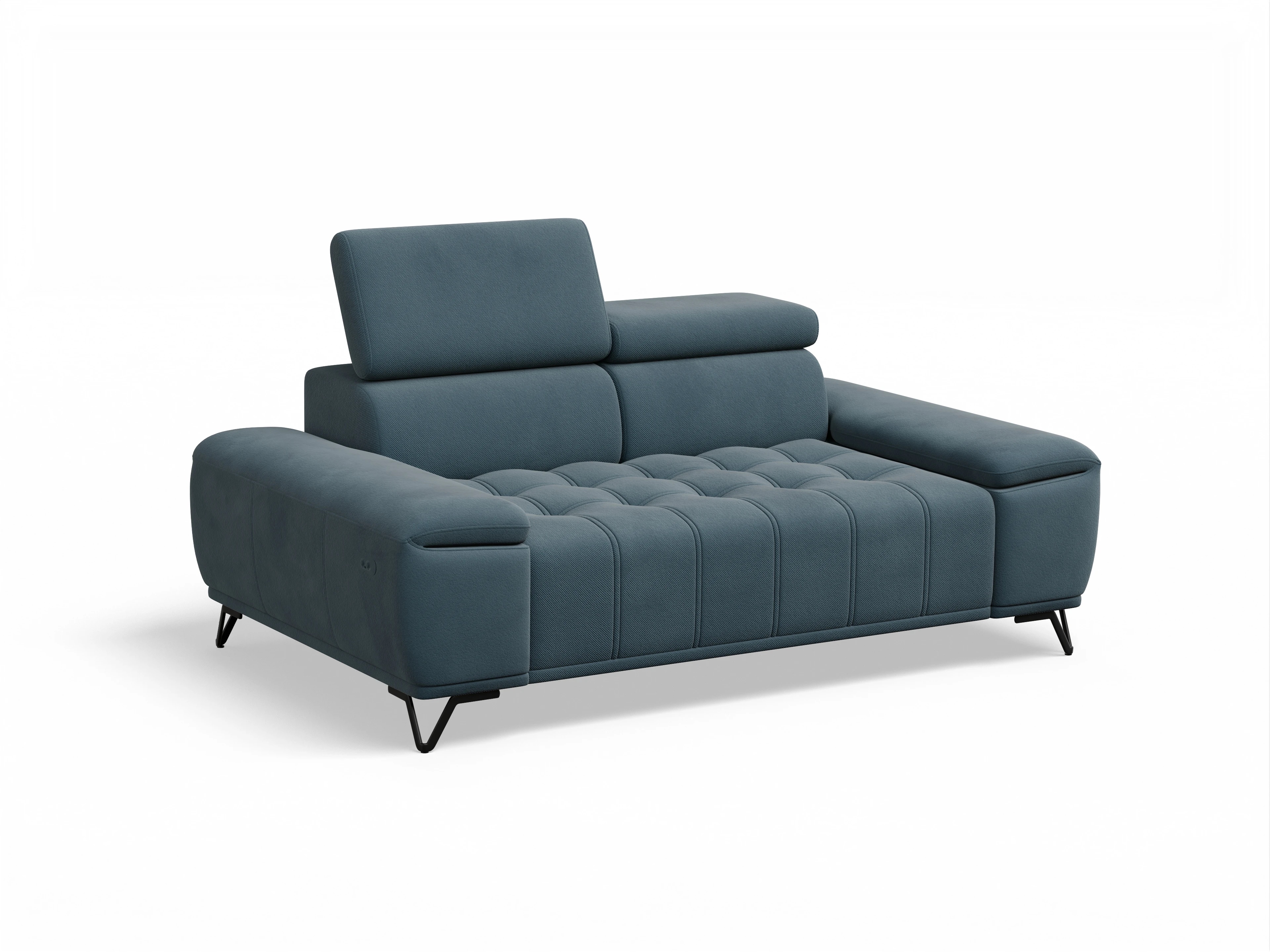 Ansicht des Produktes Sevilla 2-Sitzer Sofa in Stoff Blau